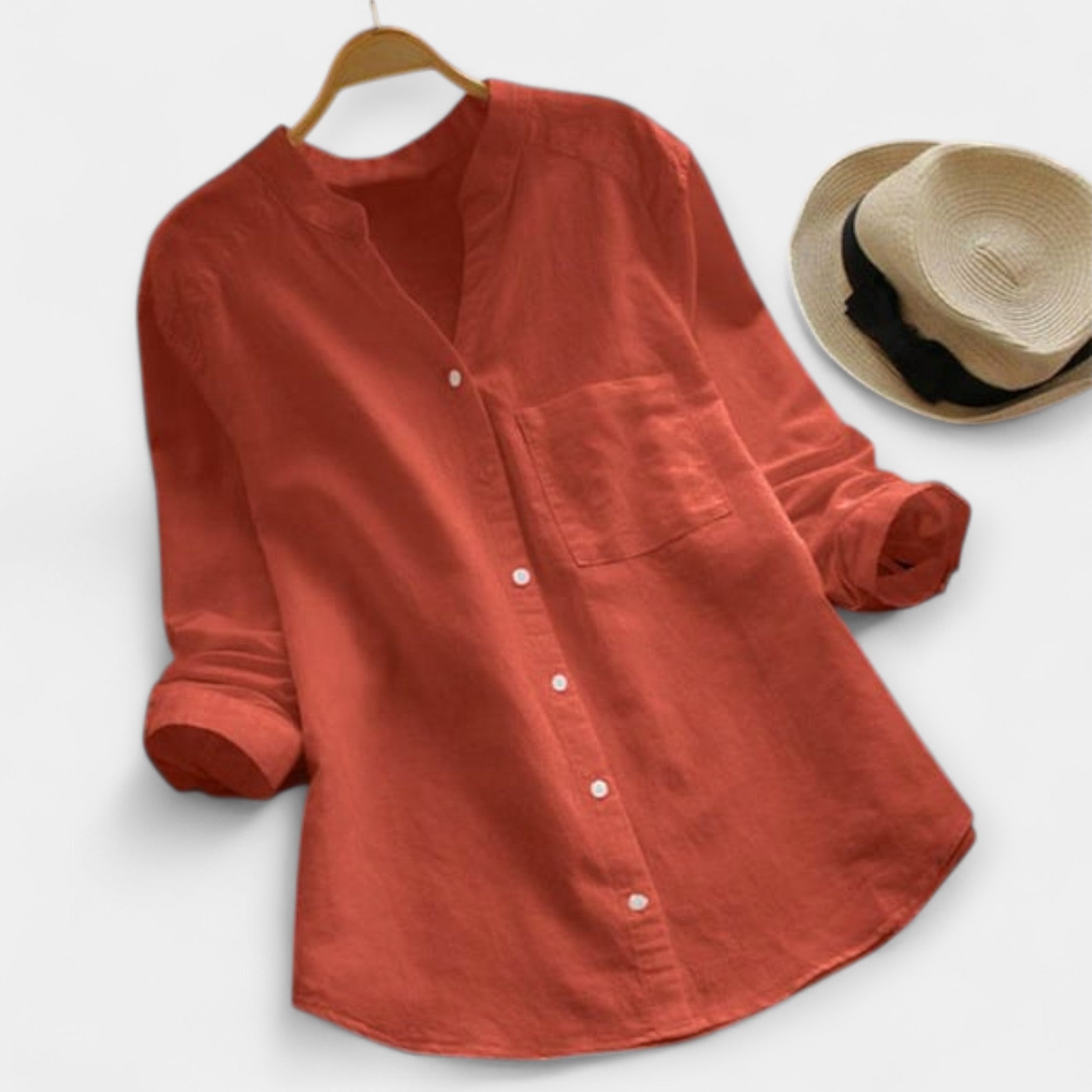 Comfortable Linen and Cotton Shirt
