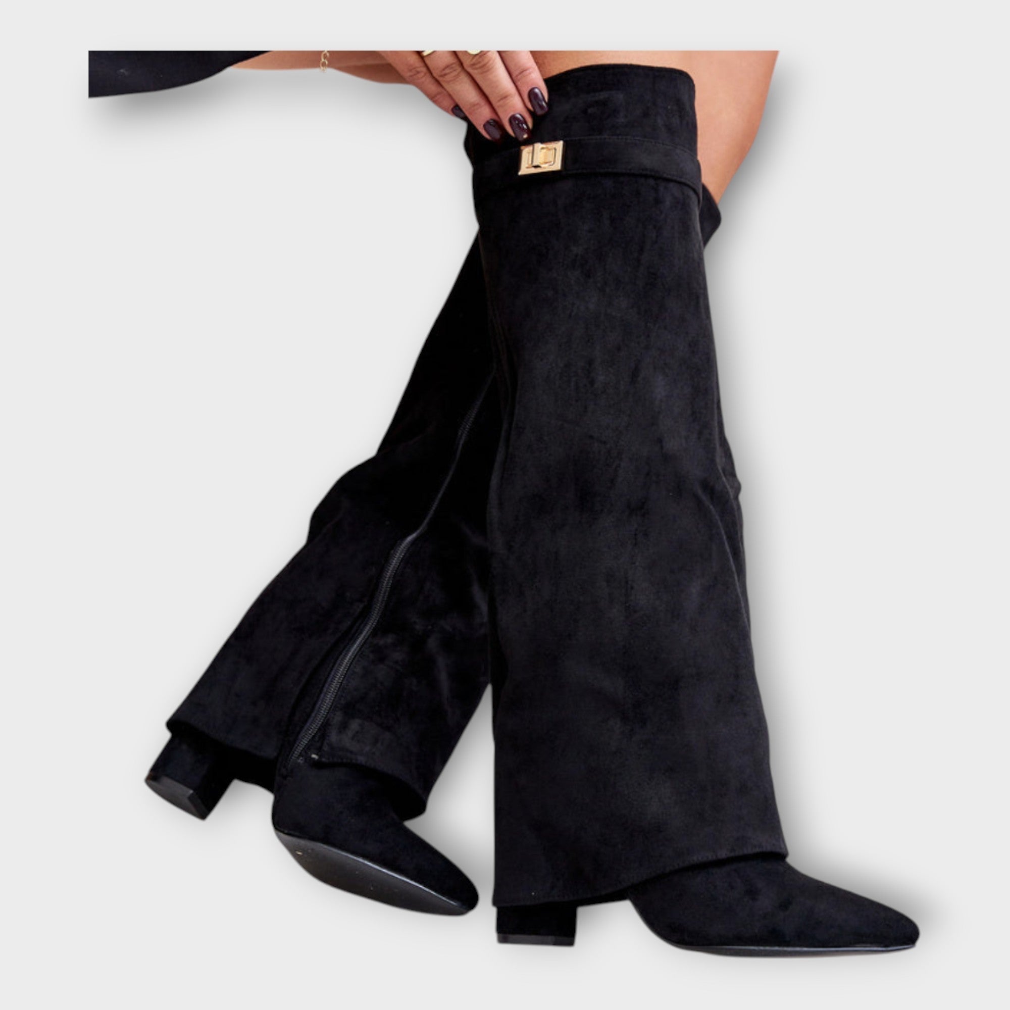 Tall boots with an elegant design