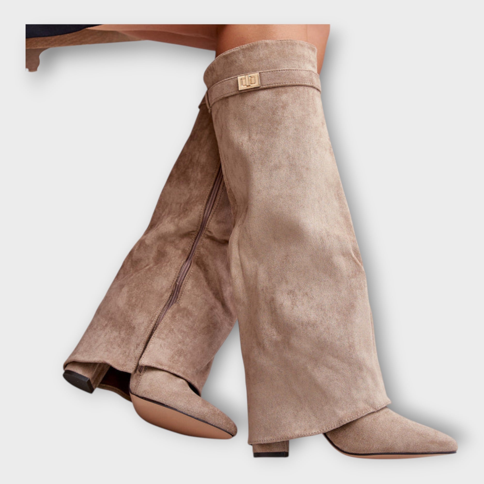 Tall boots with an elegant design