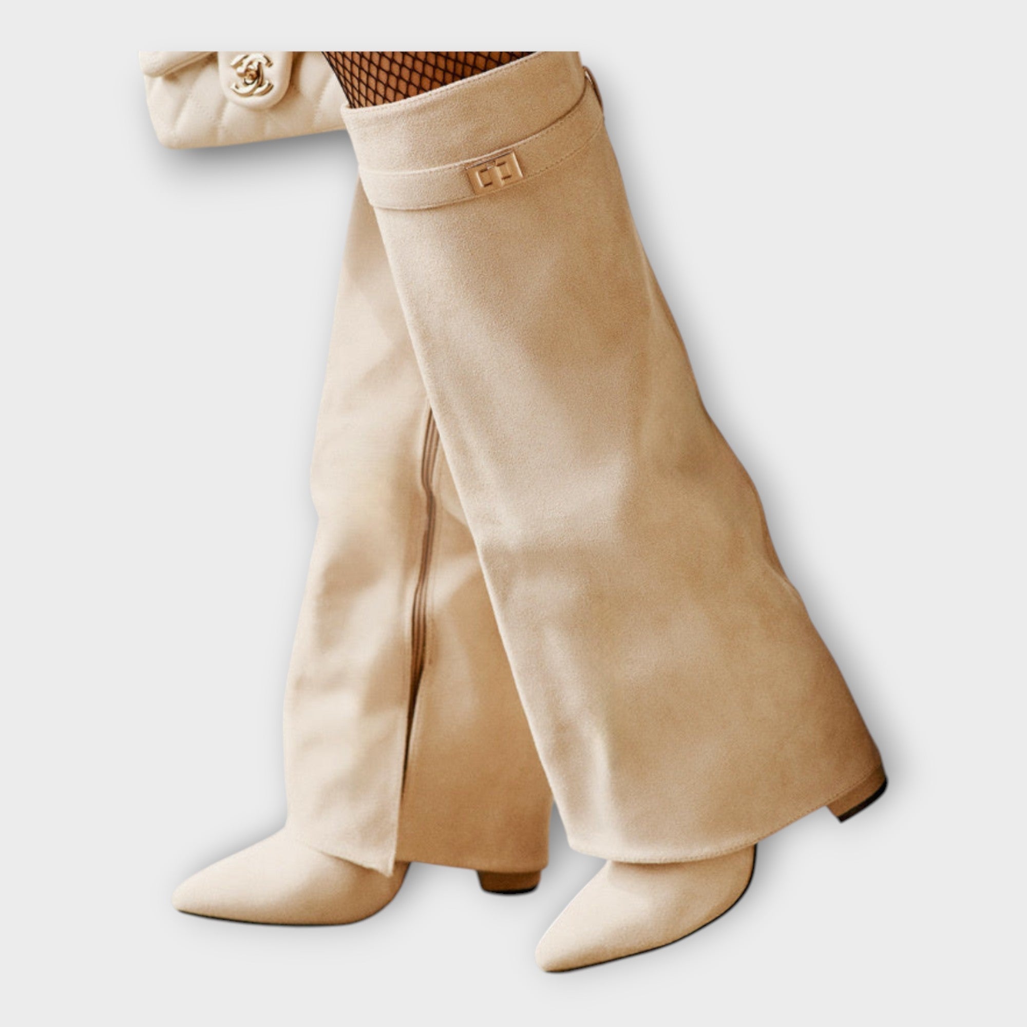 Tall boots with an elegant design