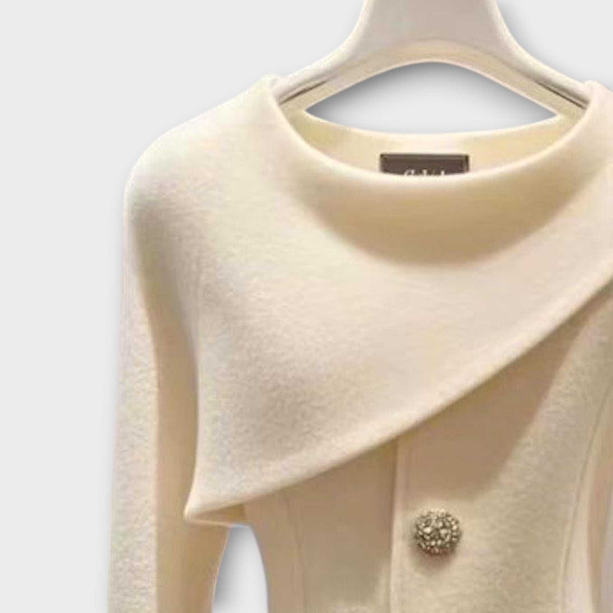 Asymmetric Buttoned Blazer