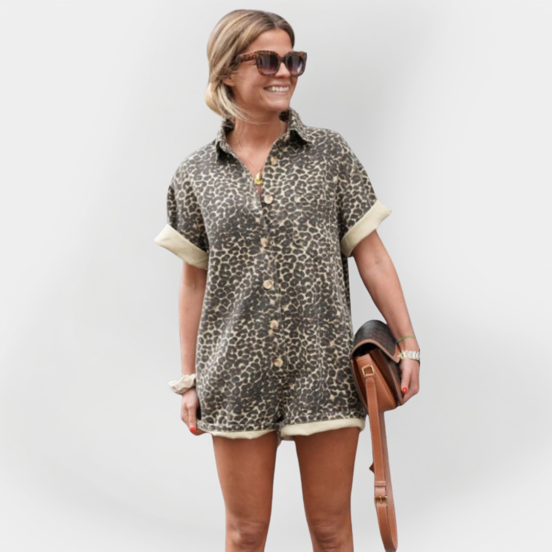 All-in-One Leopard Print Jumpsuit
