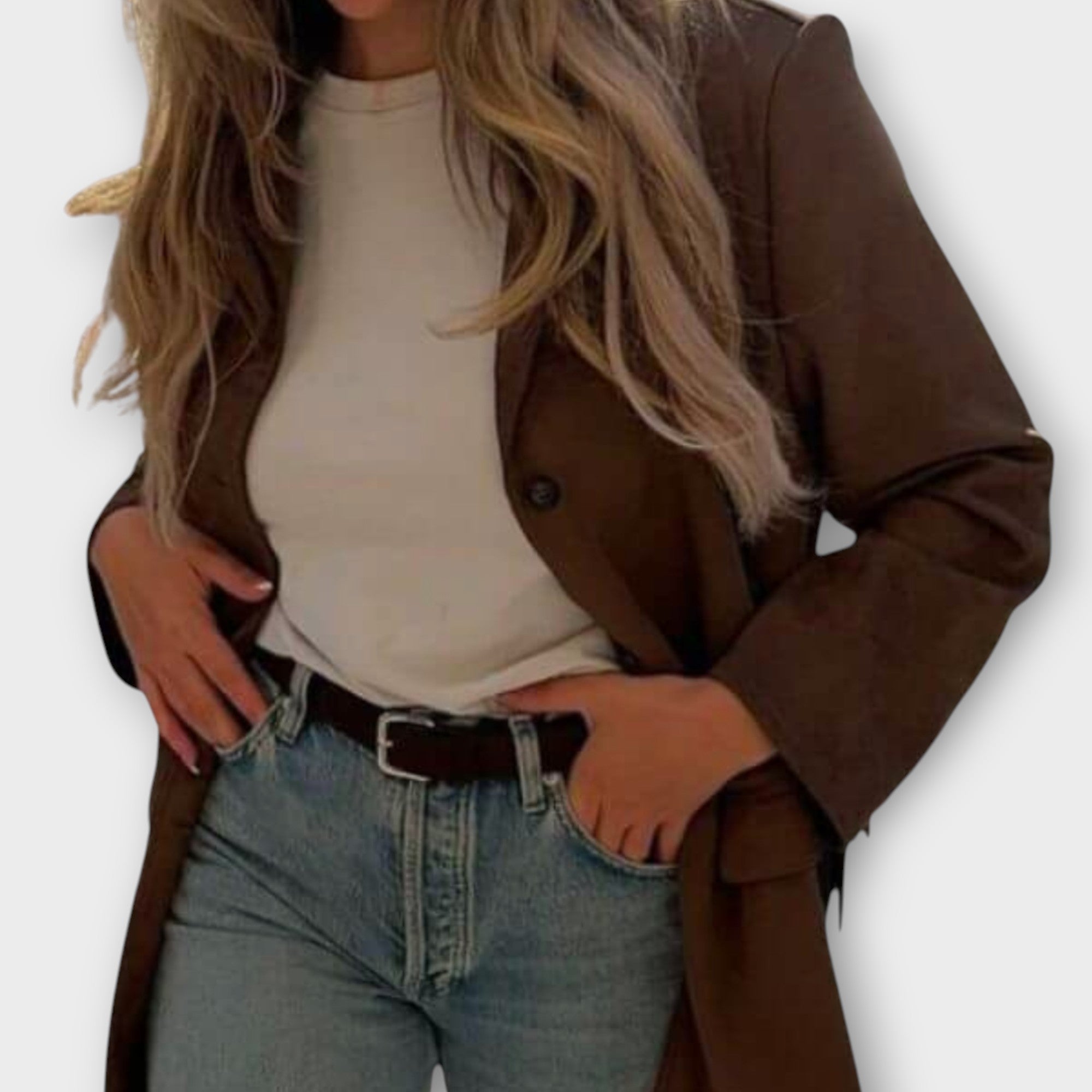 Classic Tailored Buttoned Blazer