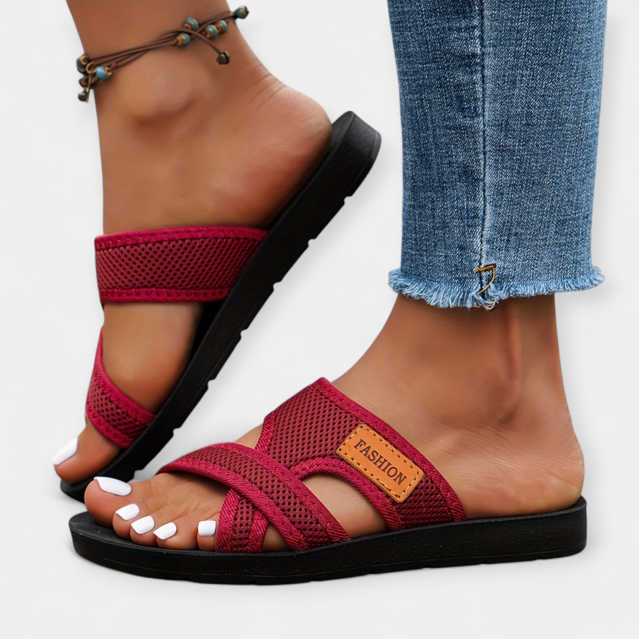 Summer Sandals with Mesh