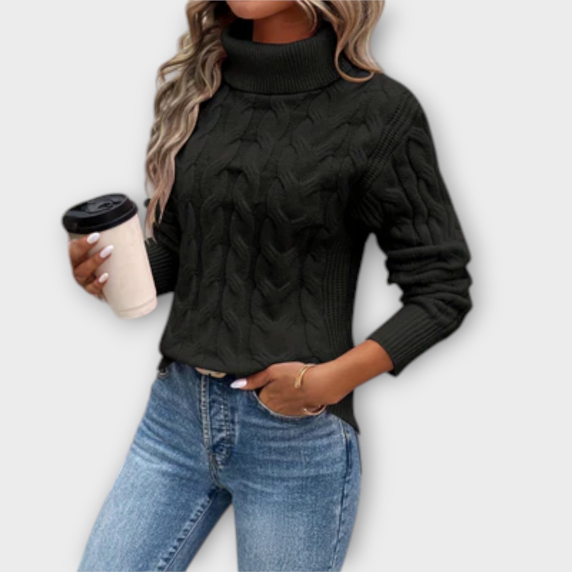 Amelia – elegant mesh sweater