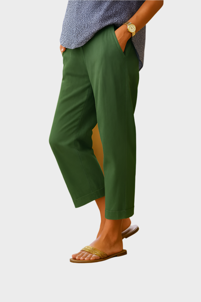 Summer Trousers in Linen and Cotton