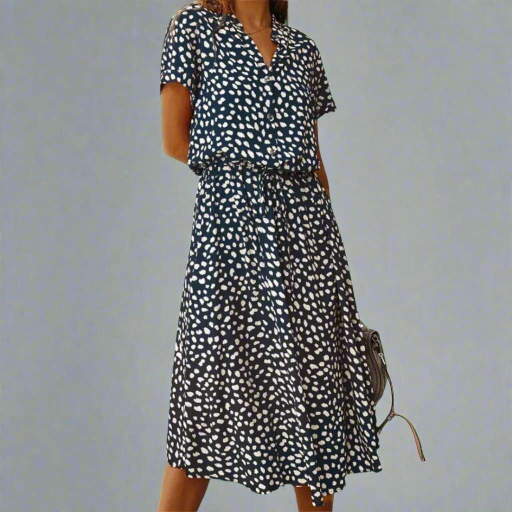 Summer Dress Made from Exquisite Fabric