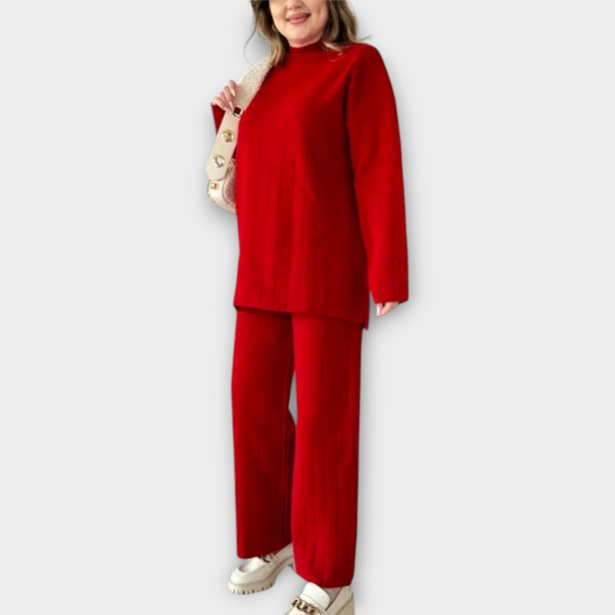 Kootud lahtise lõikega komplekt