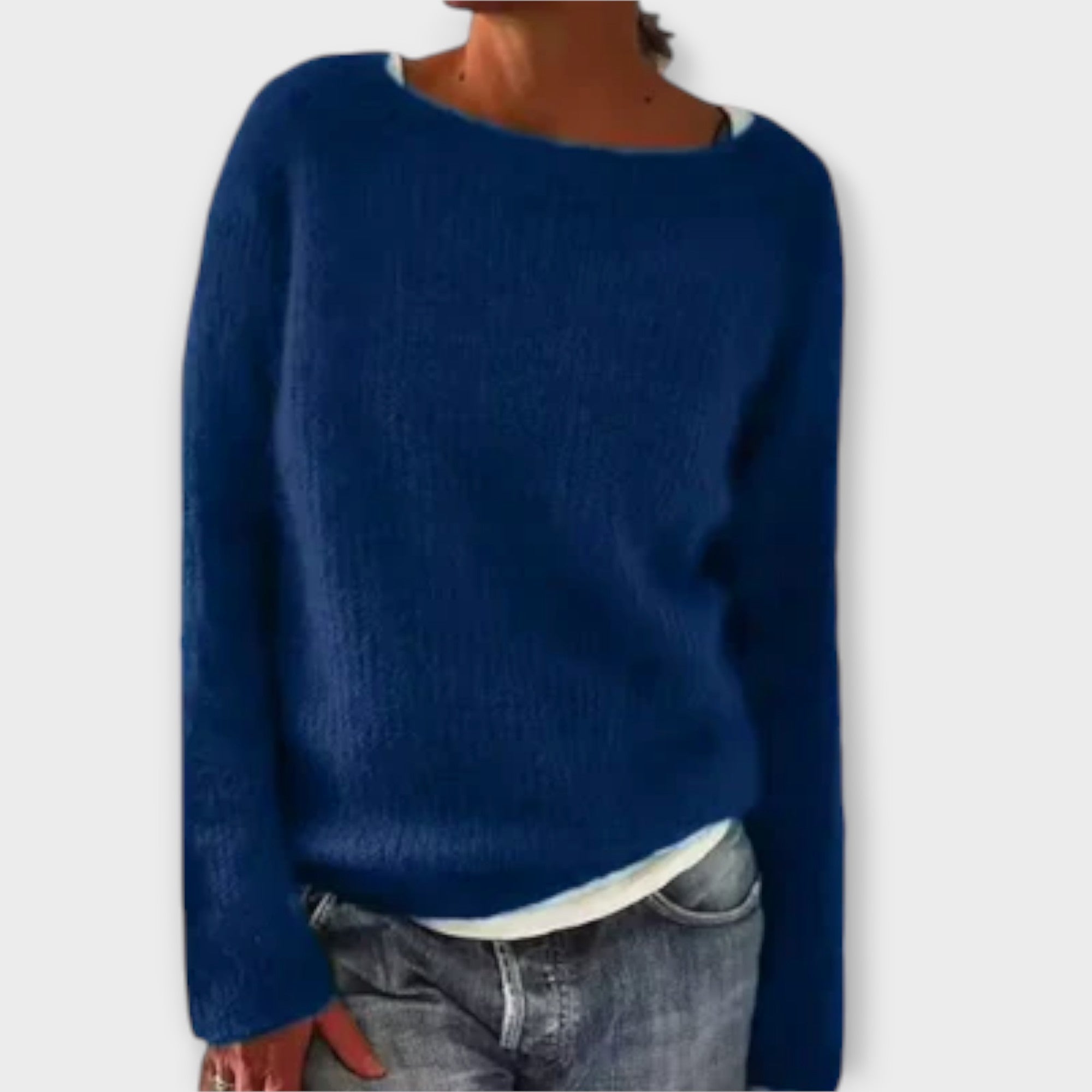 Regine – plain knitted jumper