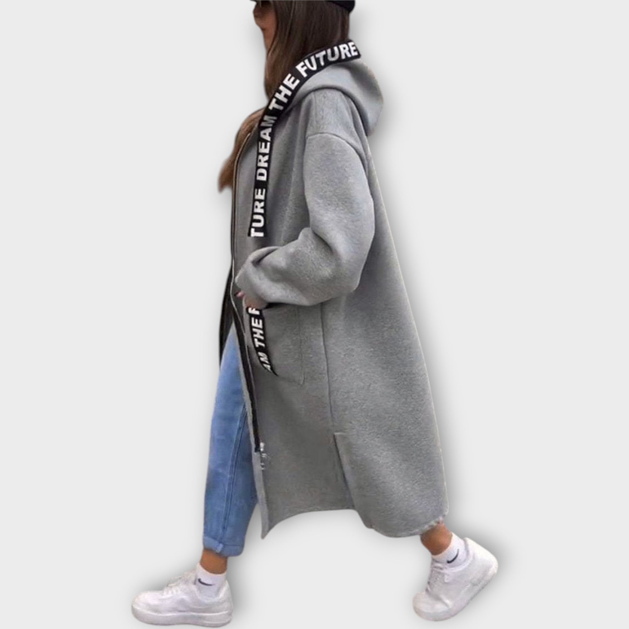 Urban Ease Longline Hooded Coat