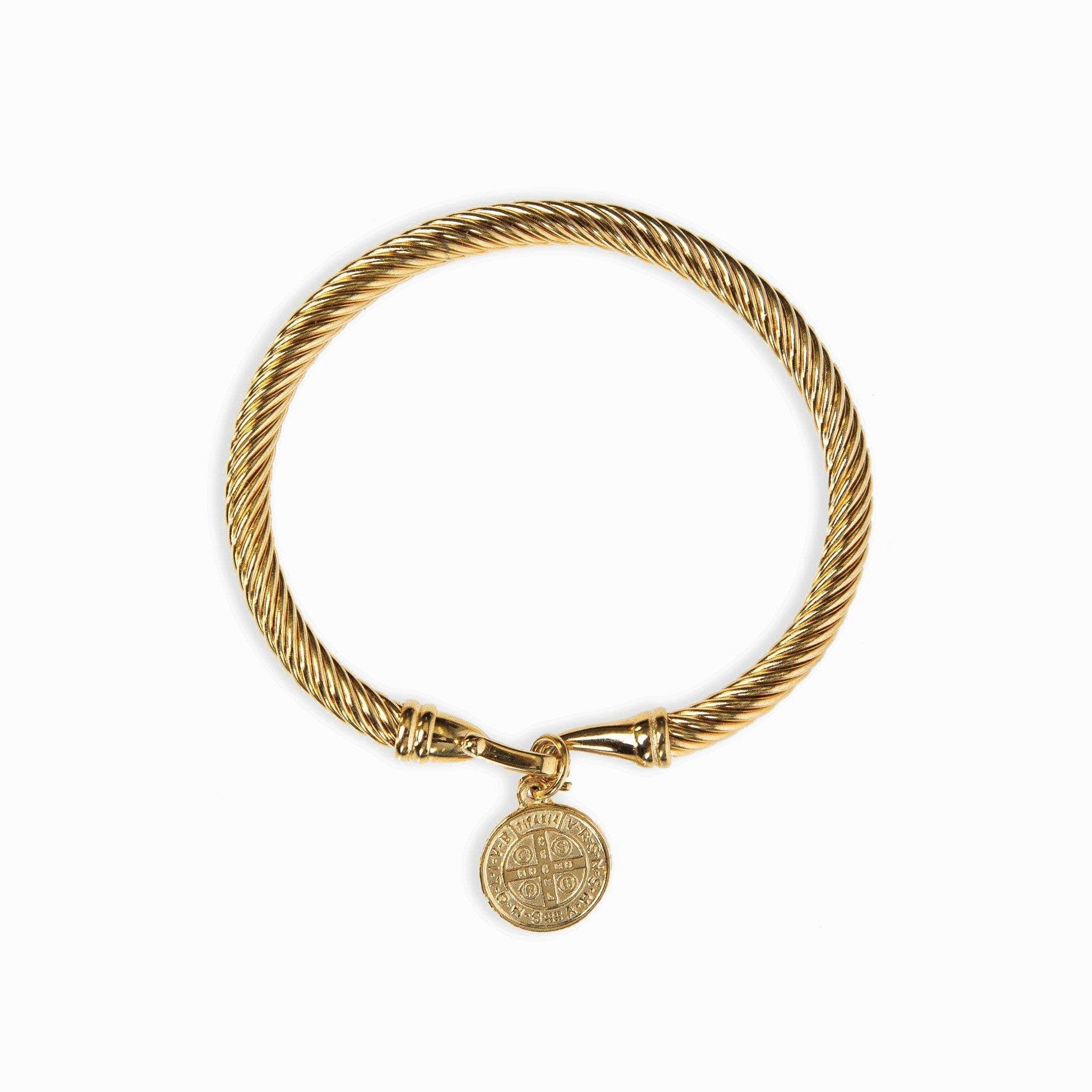 Gold Bracelet with Coin Design