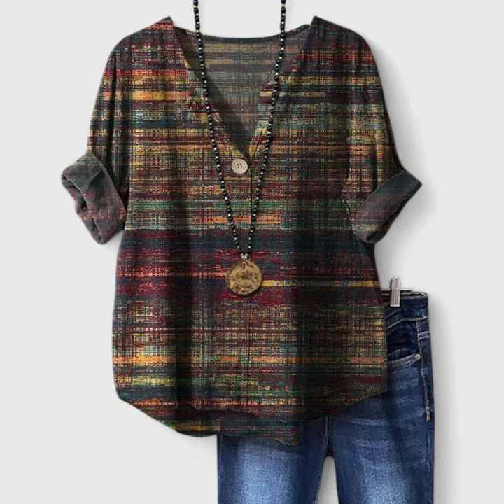 Kristina - Blouse + free necklace