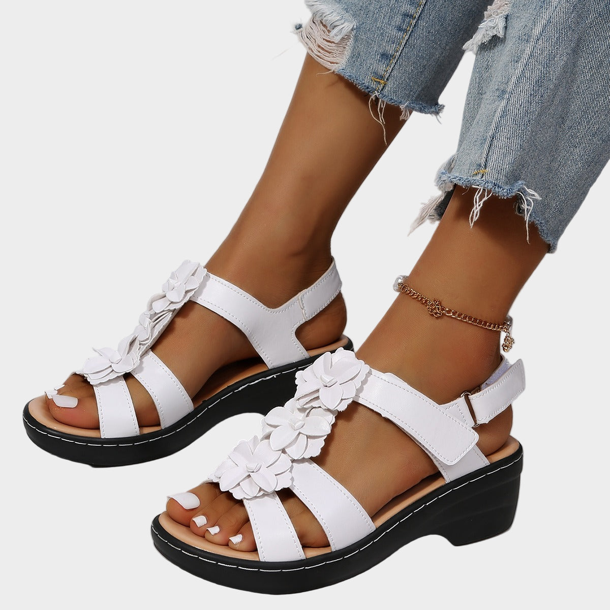 Orthopaedic Floral Sandals