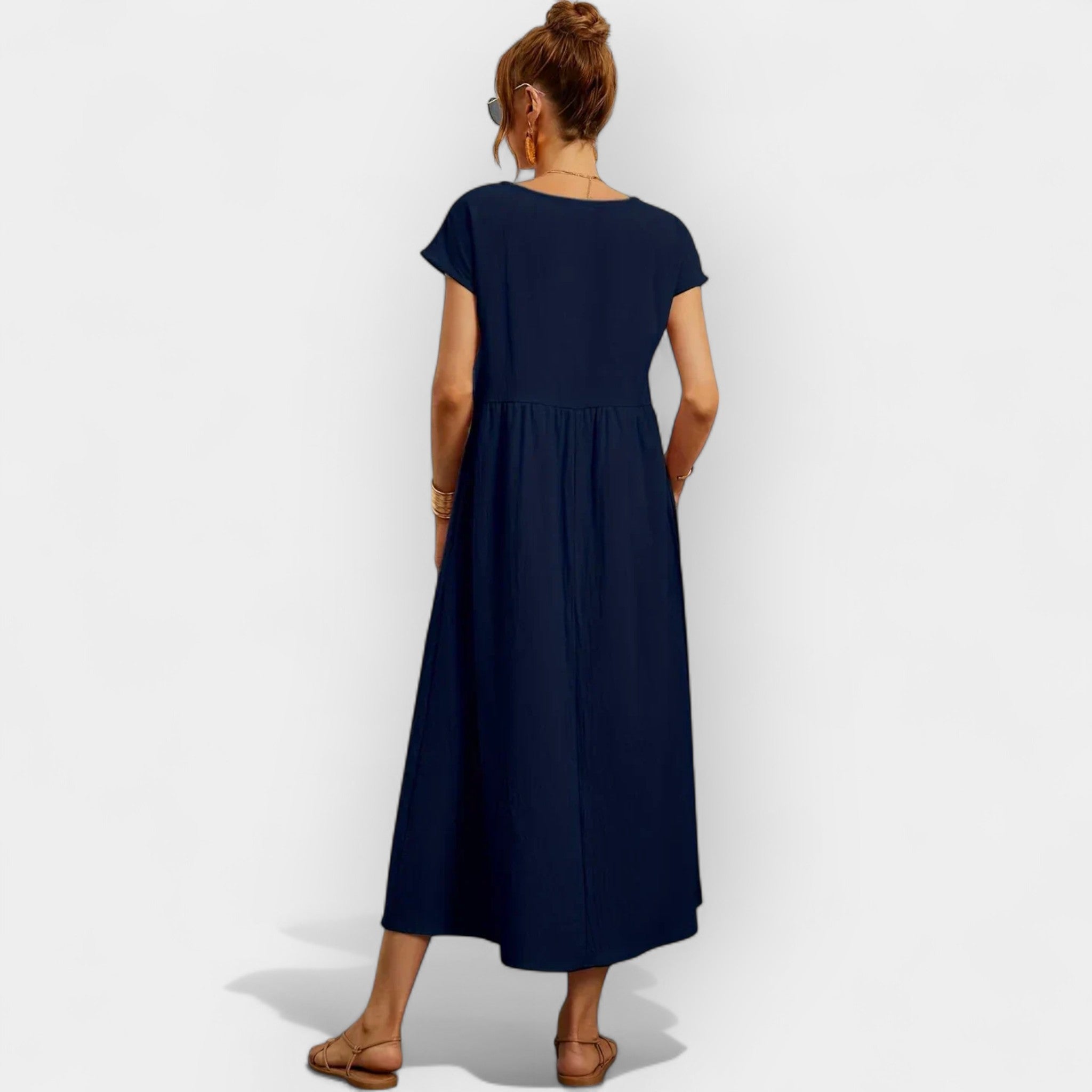 Light Cotton Dress with Pockets