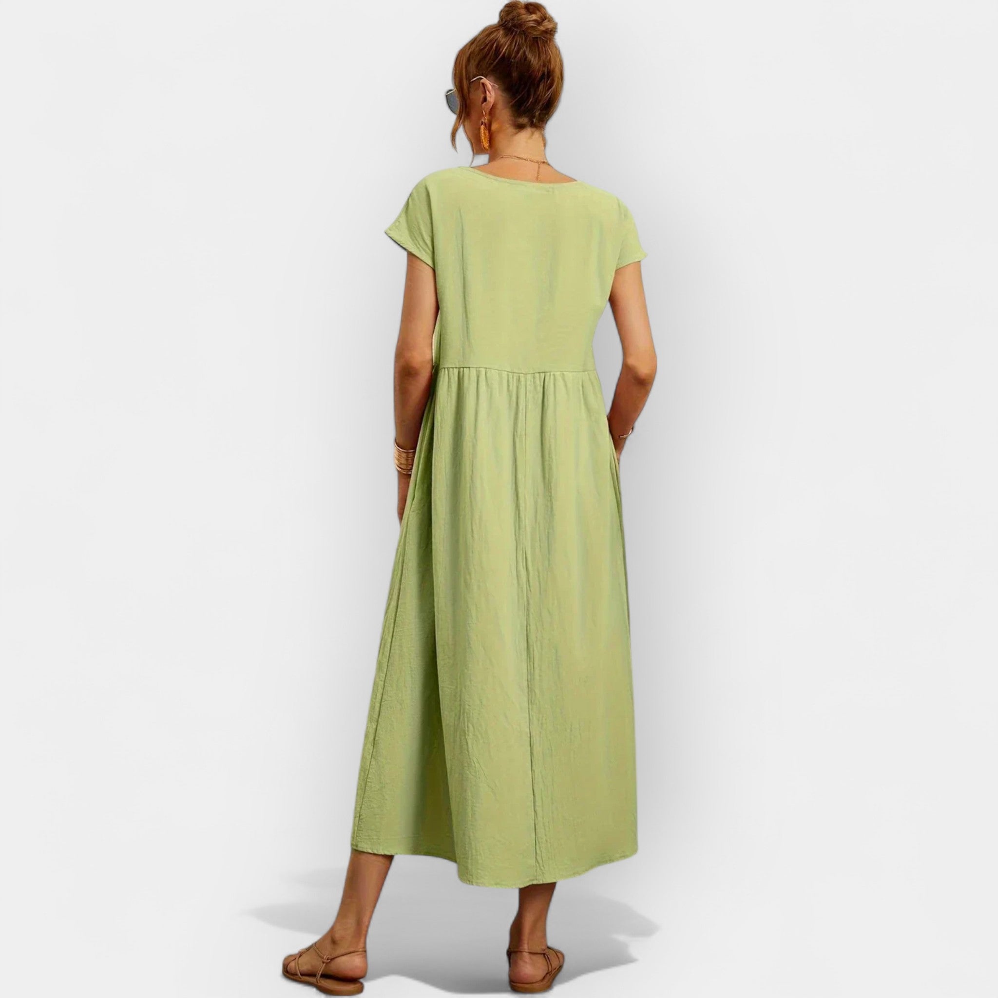 Light Cotton Dress with Pockets
