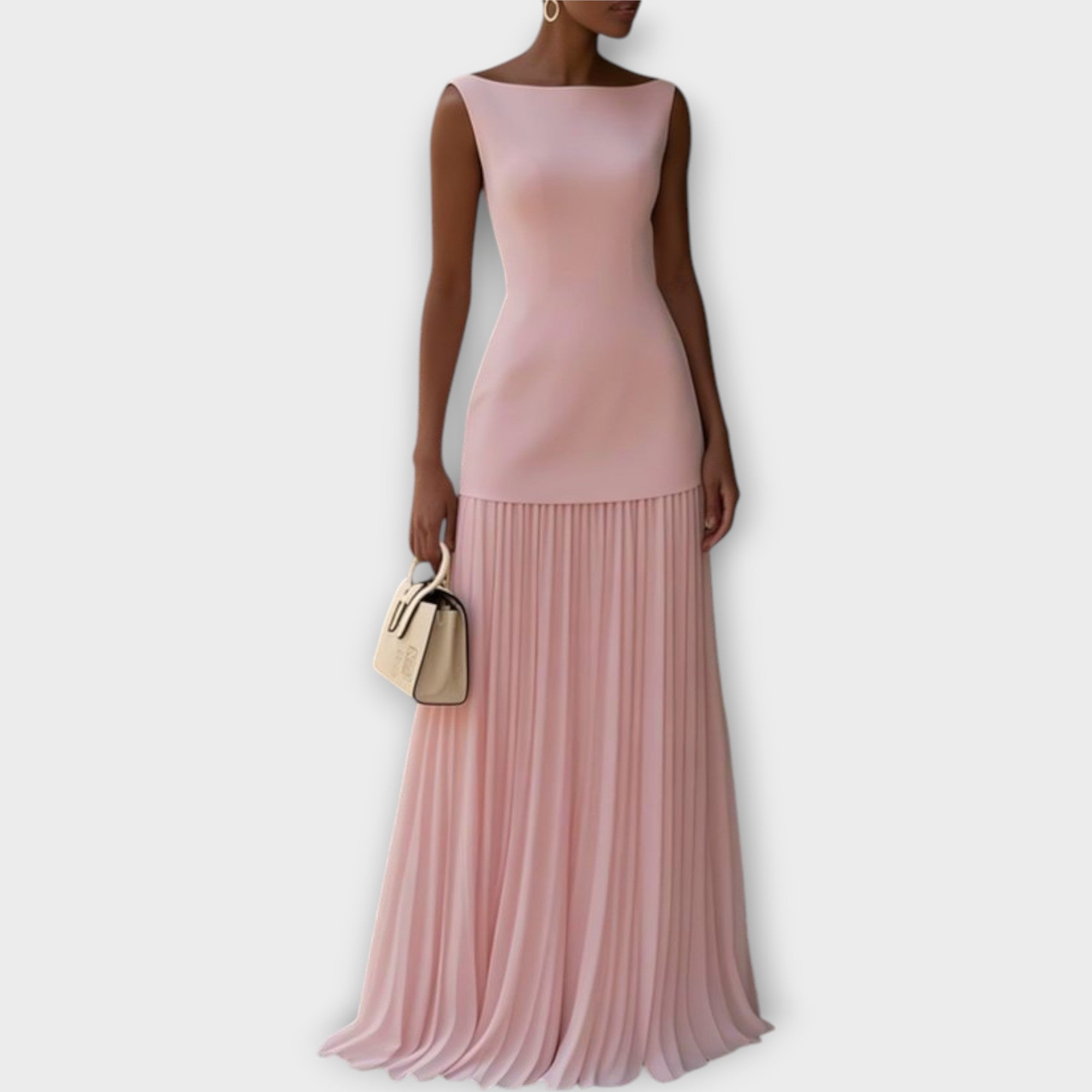 Serena Pleated Maxi Dress