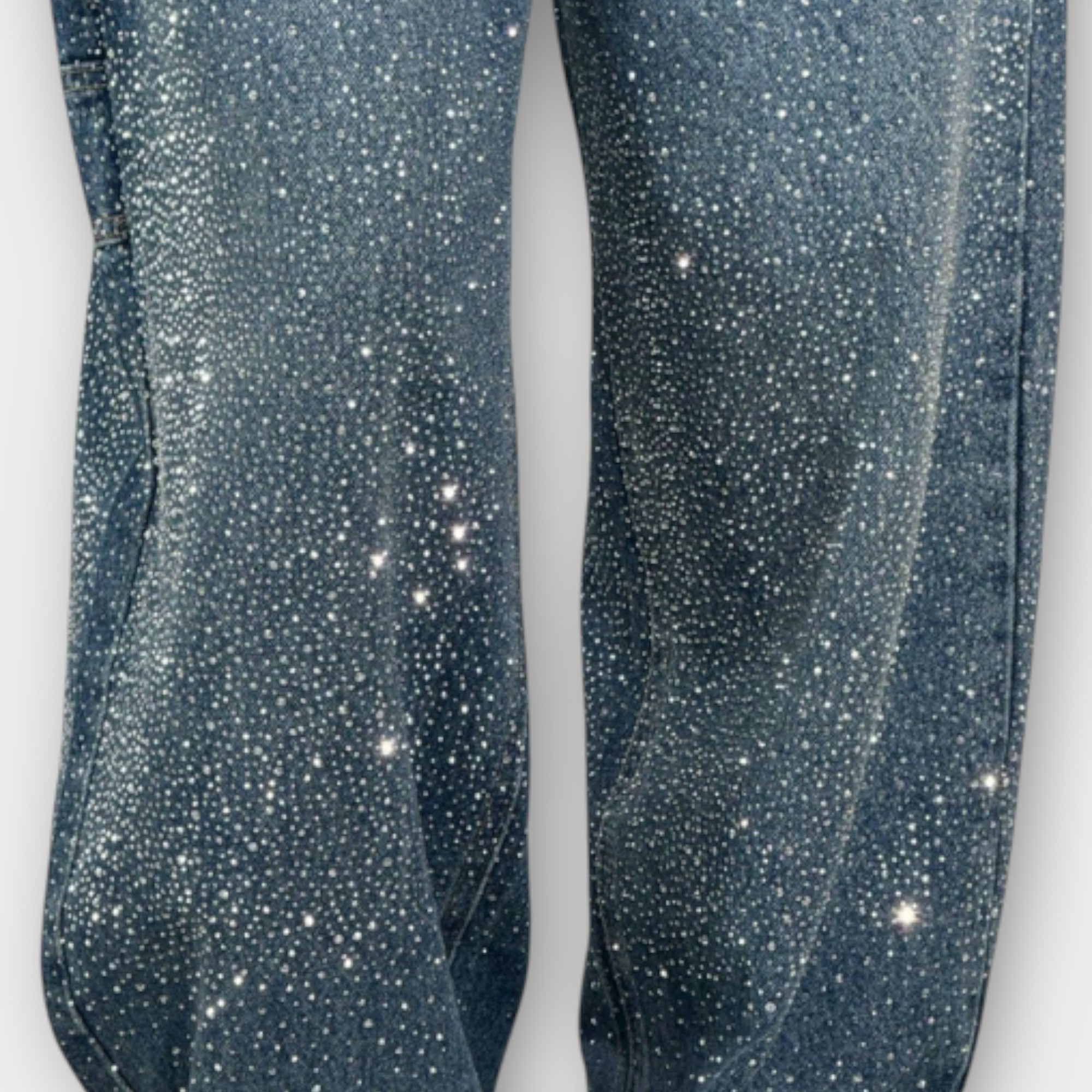 Splatter-Effect Relaxed Fit Jeans