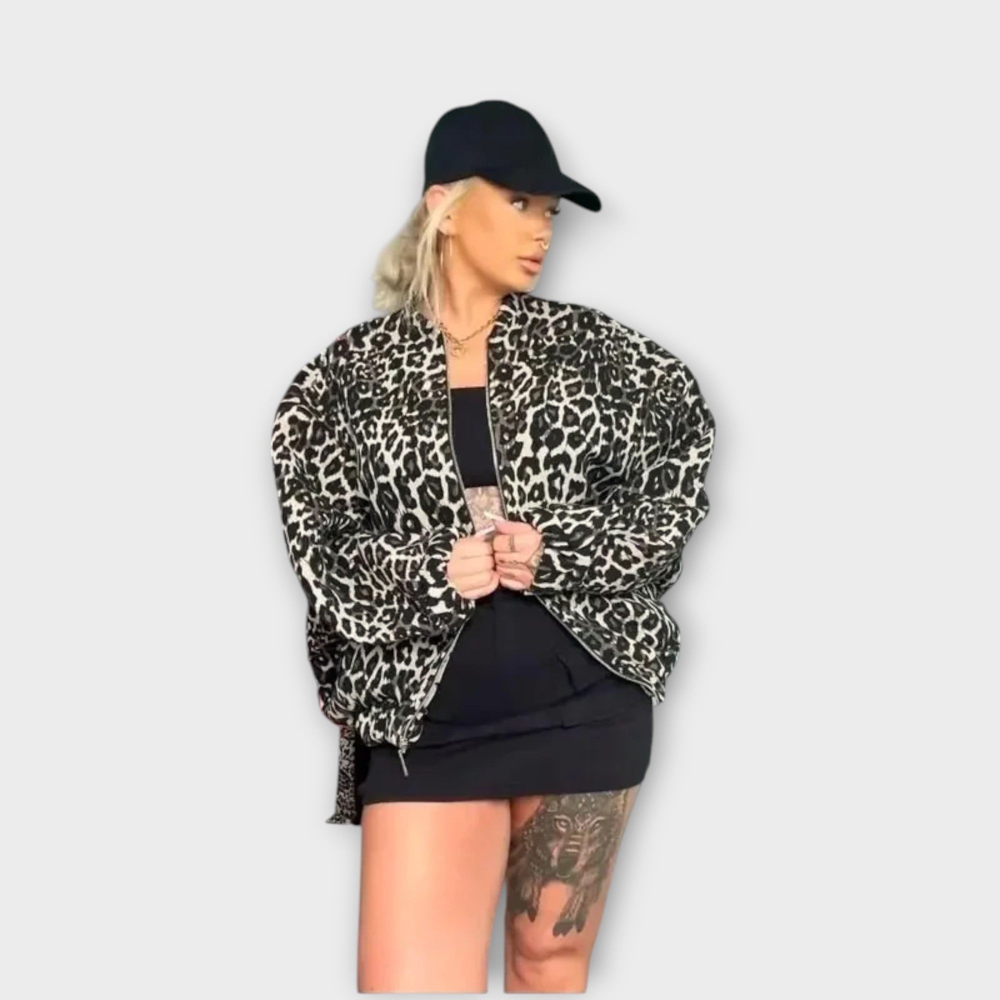 Effortless Style Relaxed-Fit Printed Jacket