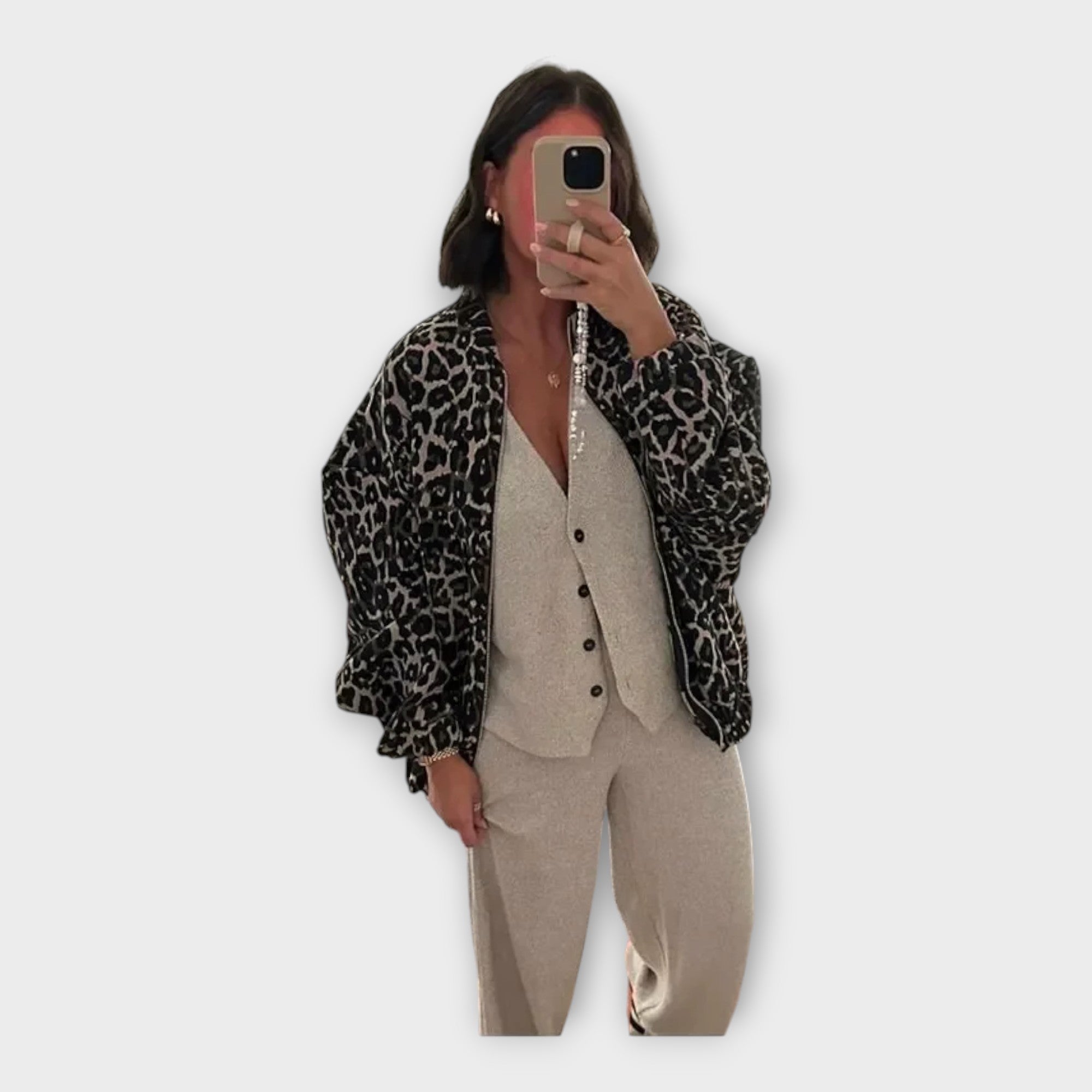 Elegantne musterne jakk