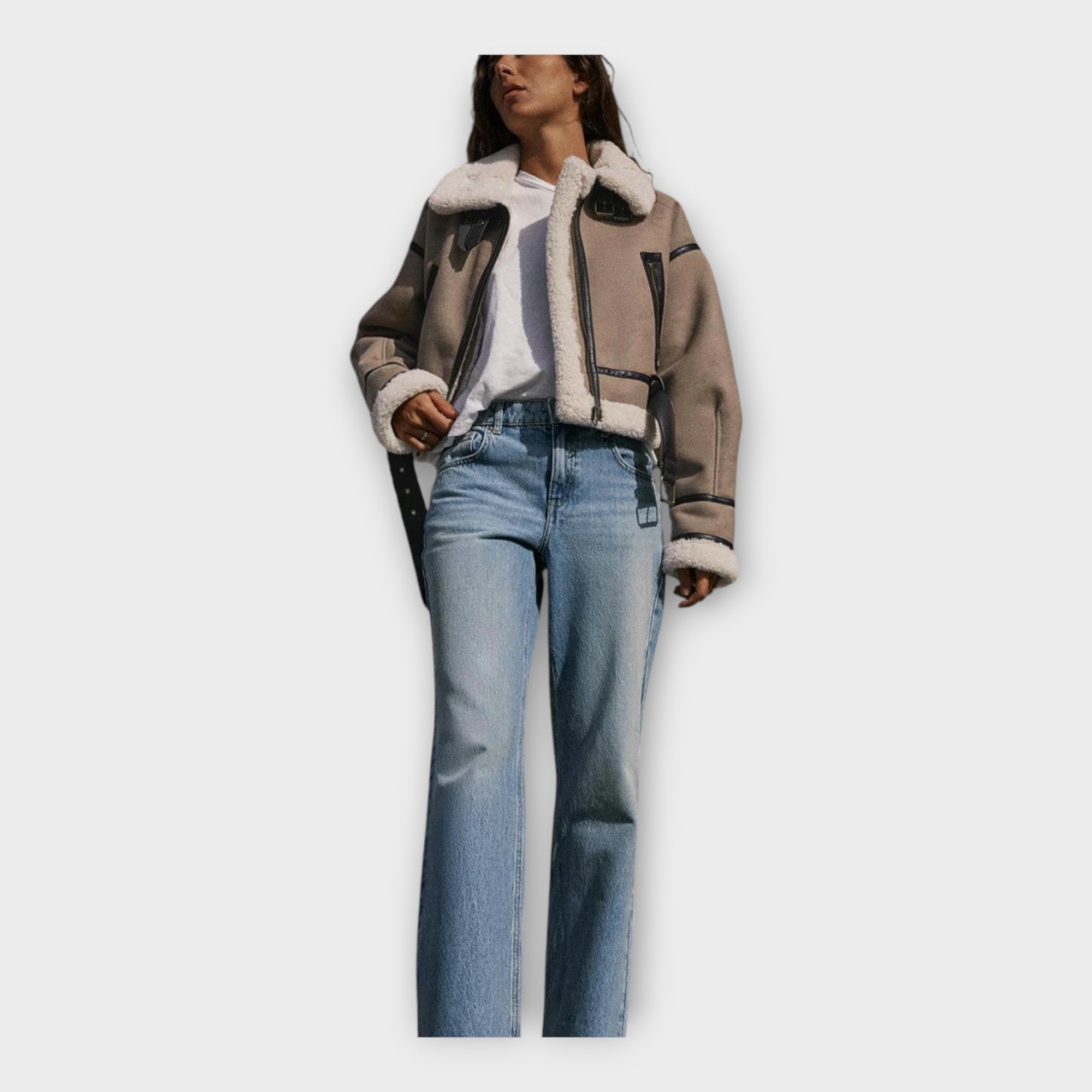 Nahktagi voodri ja vööga