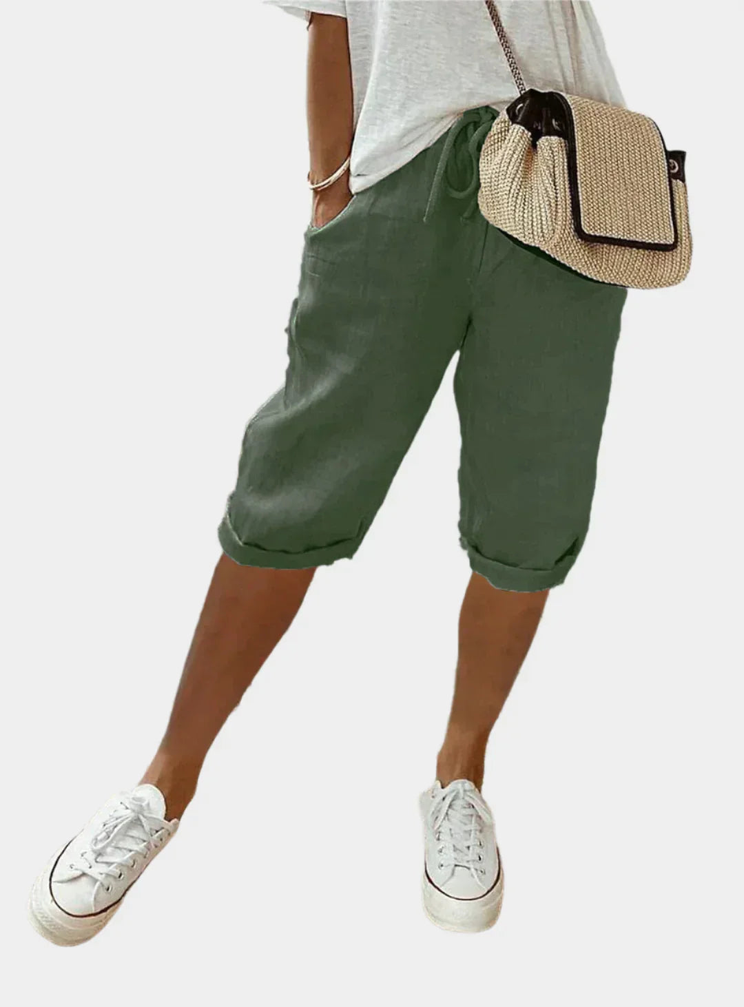 Elegant Women's Linen Trousers