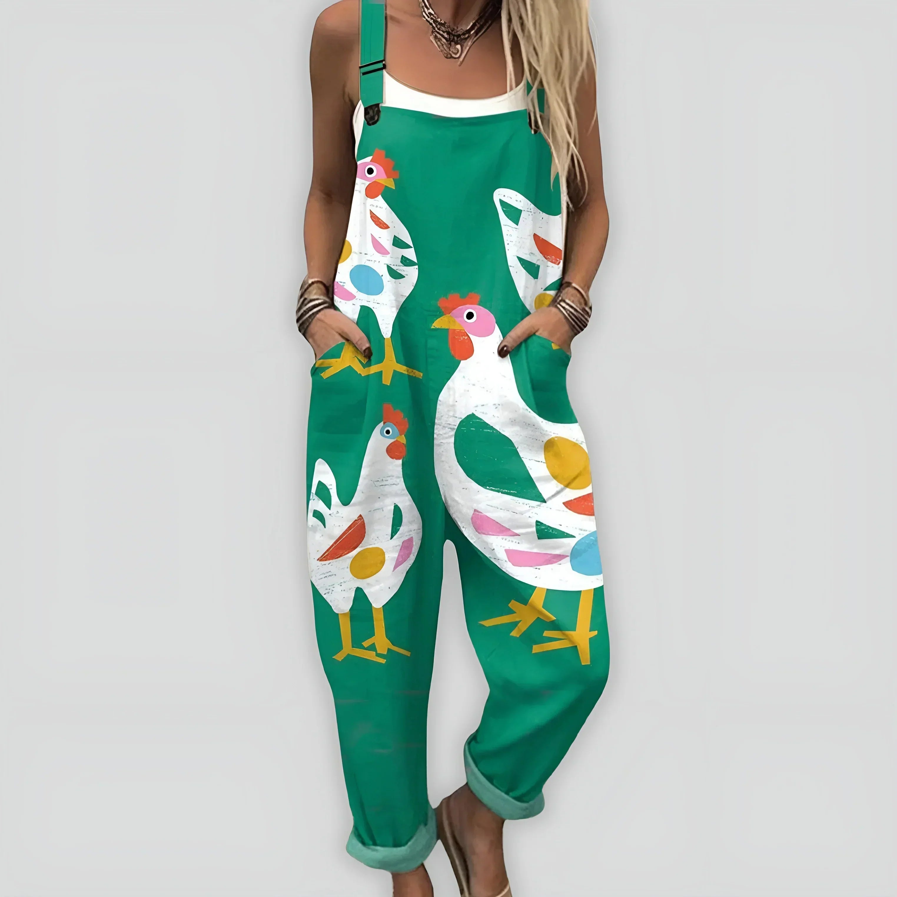 Comfortable and Stylish Overall with Relaxed Fit