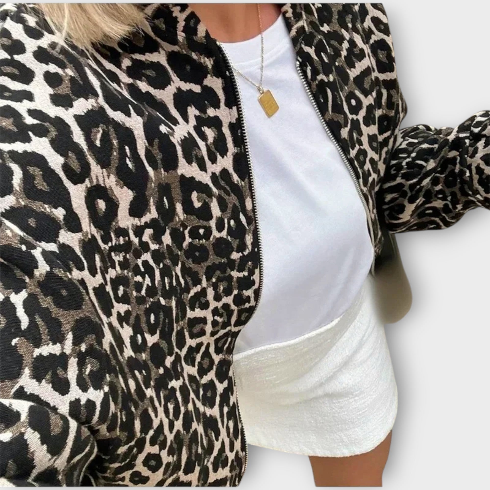 Effortless Style Relaxed-Fit Printed Jacket