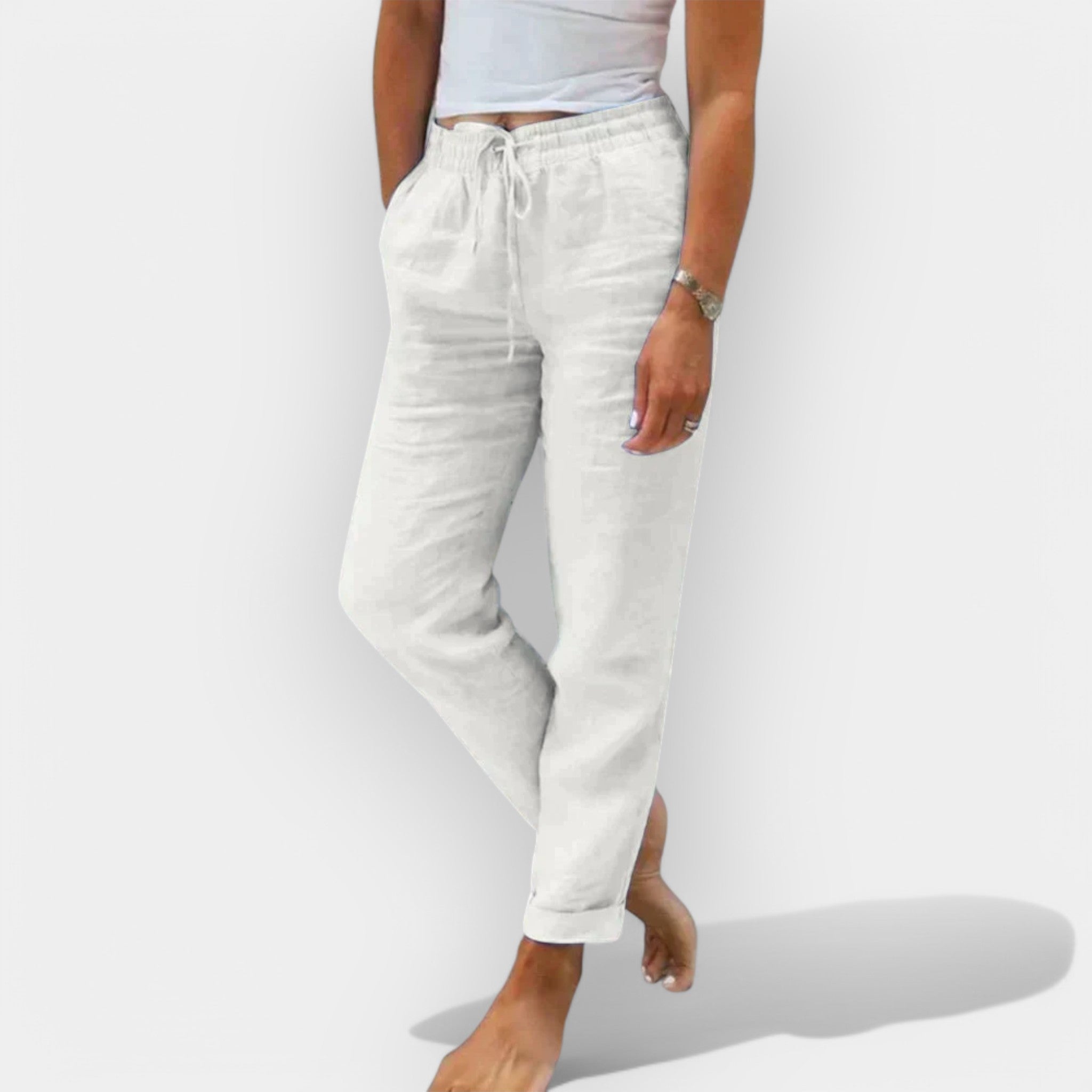 Updated Linen Trousers for Summer