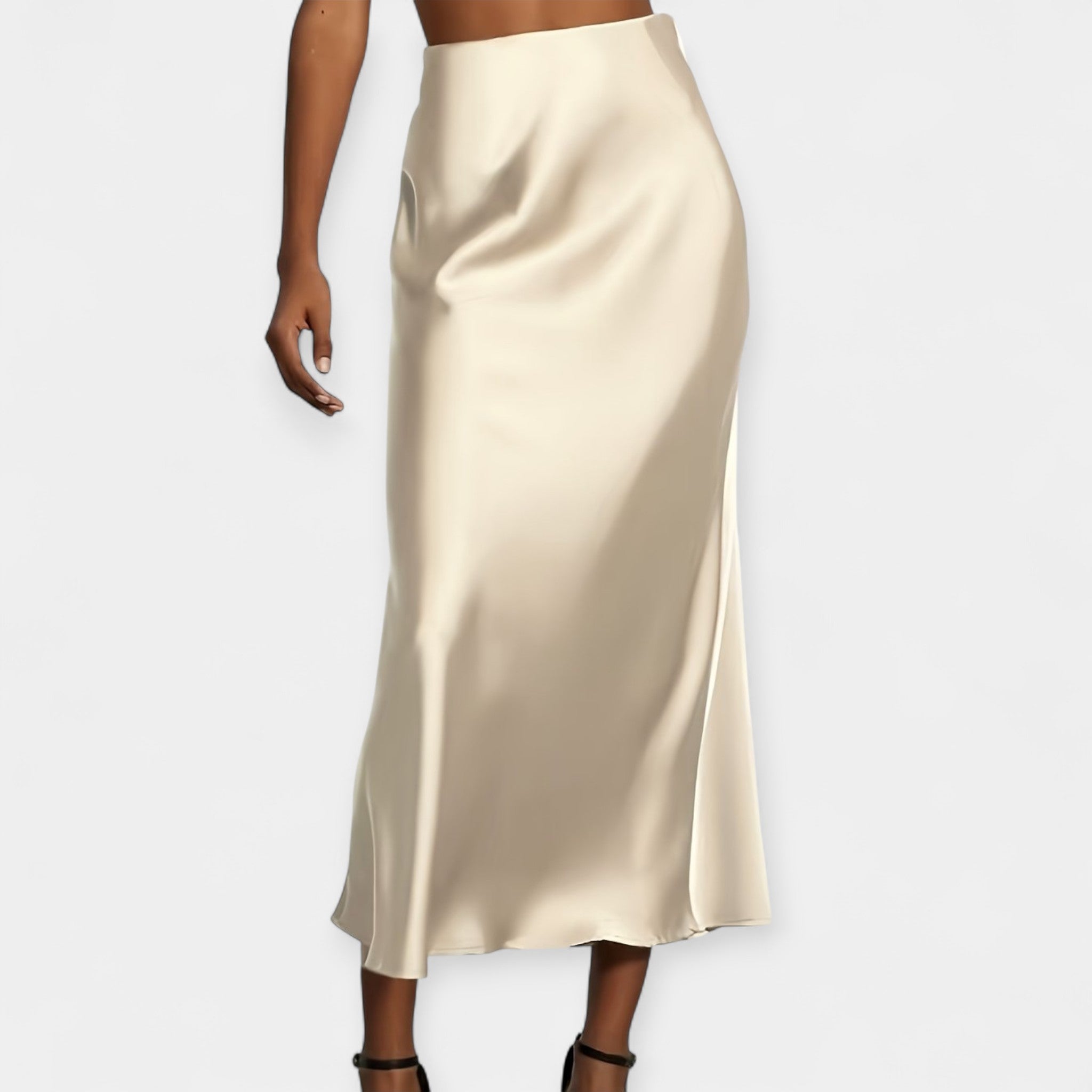 High Waist Midi Skirt
