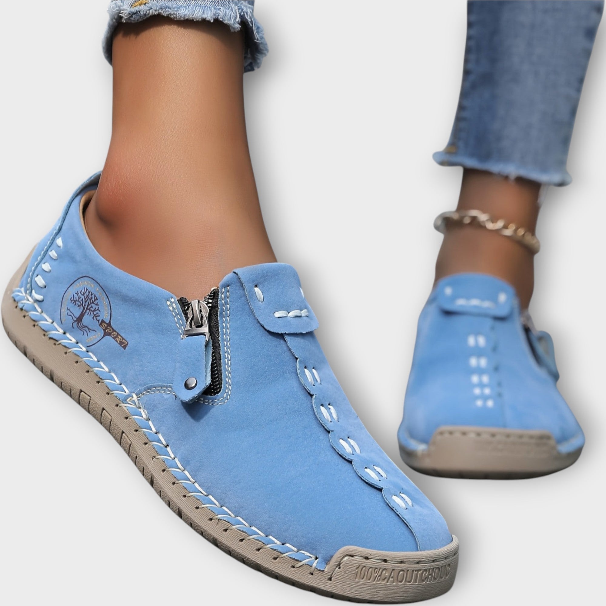 Soft Leather Slip-On Loafers