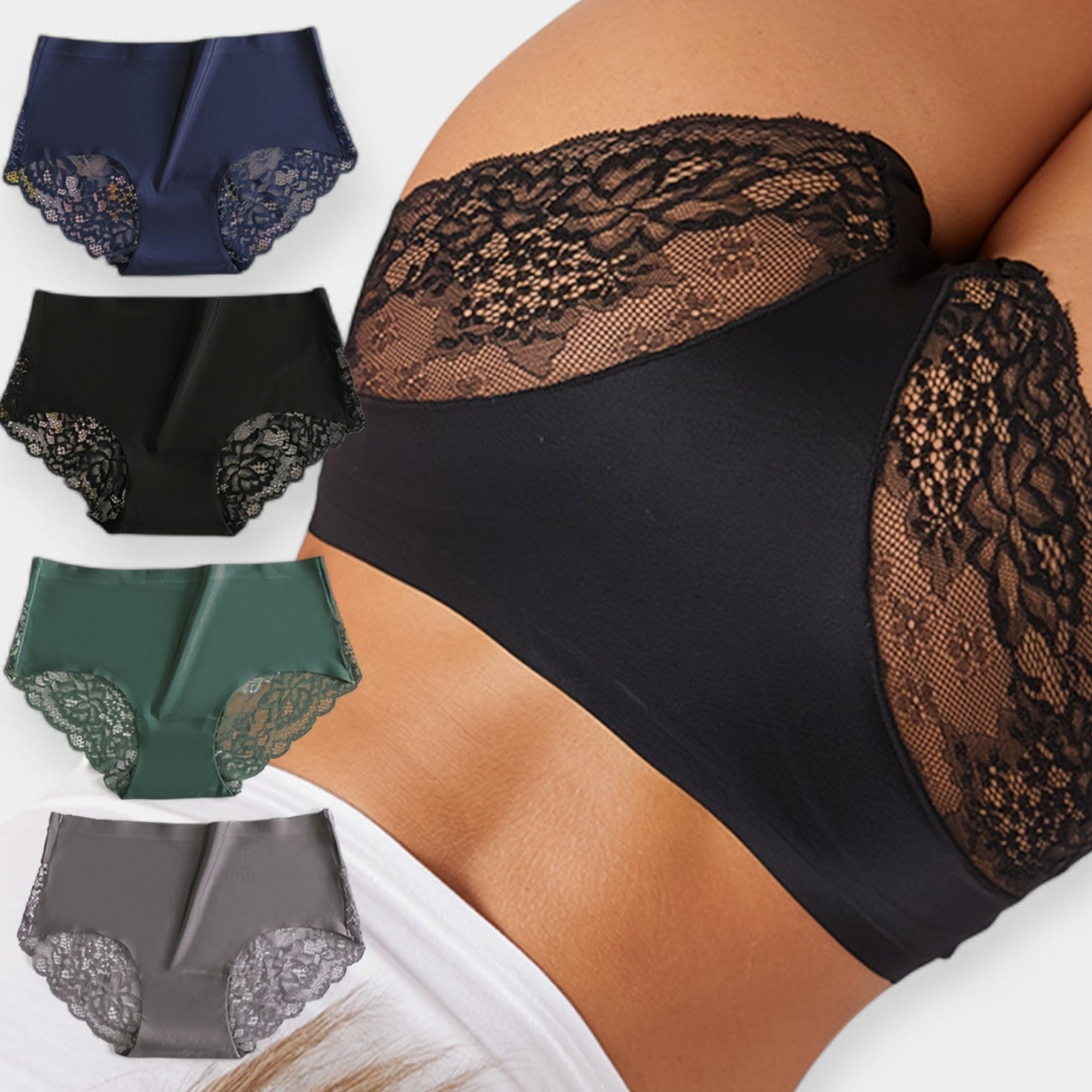 Set of 4 sexy lace panties