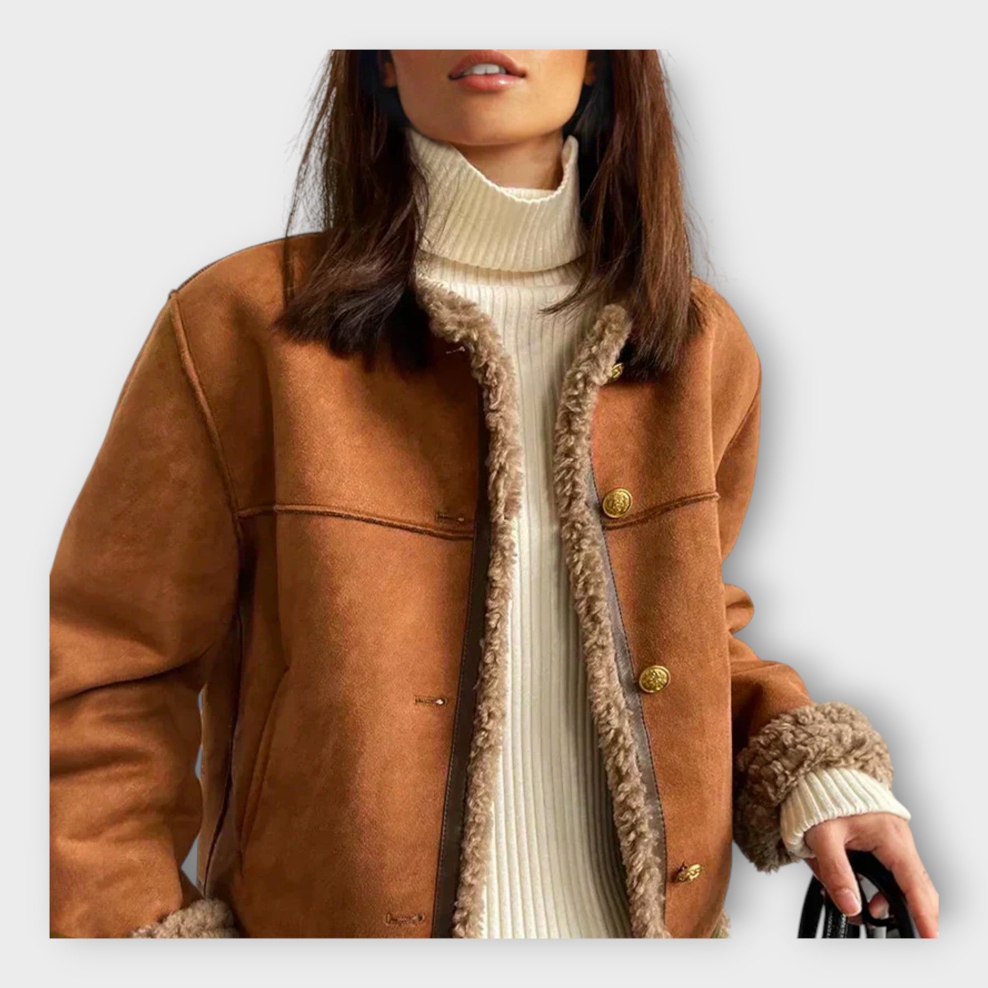 Elegantne nahktagi sooja voodri ja ajatu stiiliga