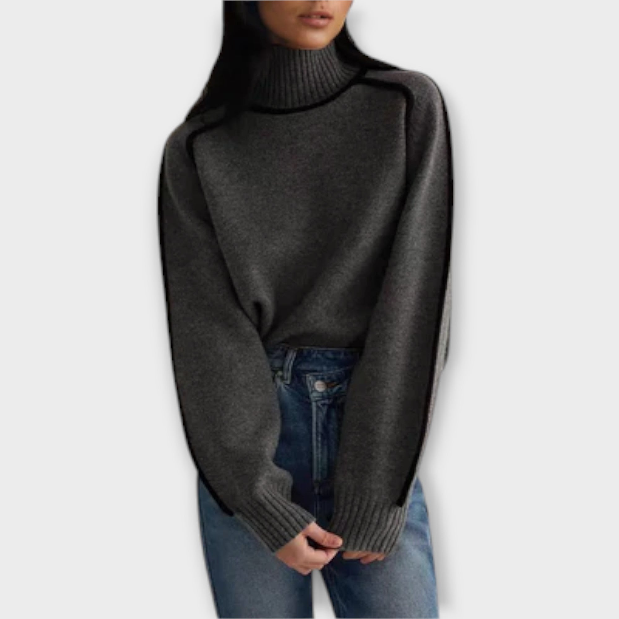 Emilie - Soft & Stylish High Neck Sweater
