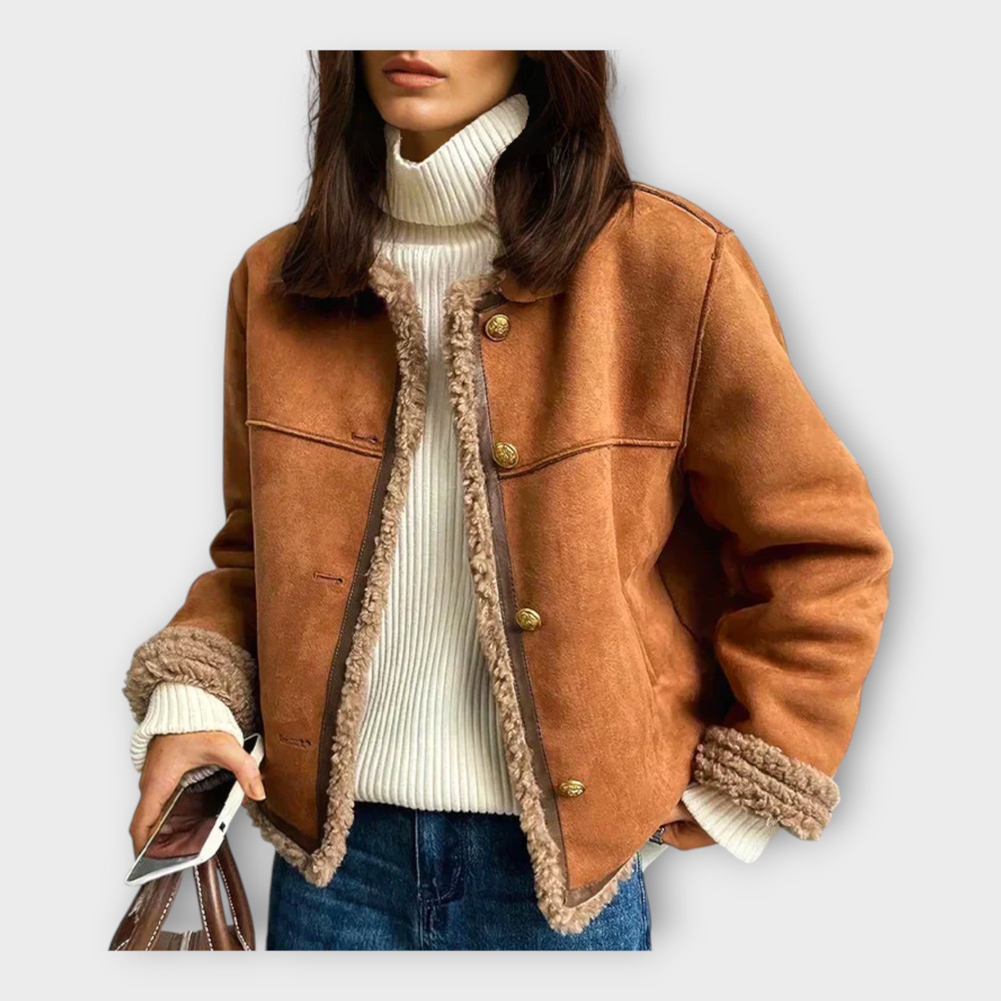 Elegantne nahktagi sooja voodri ja ajatu stiiliga