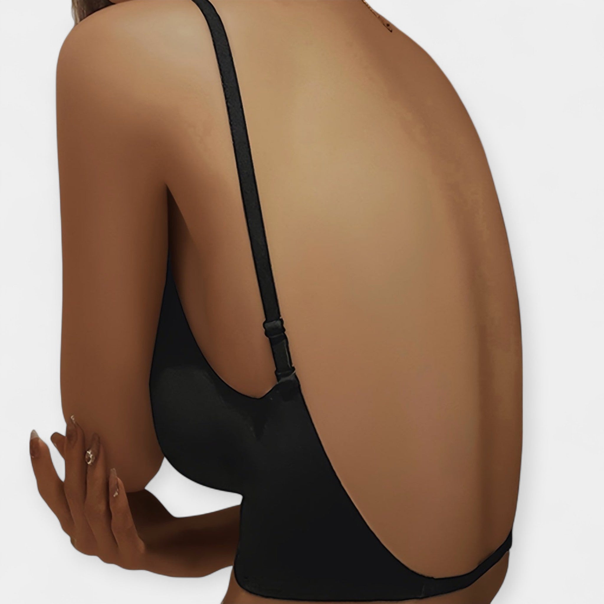 Olkaimeton push-Traadita rinnahoidja üles