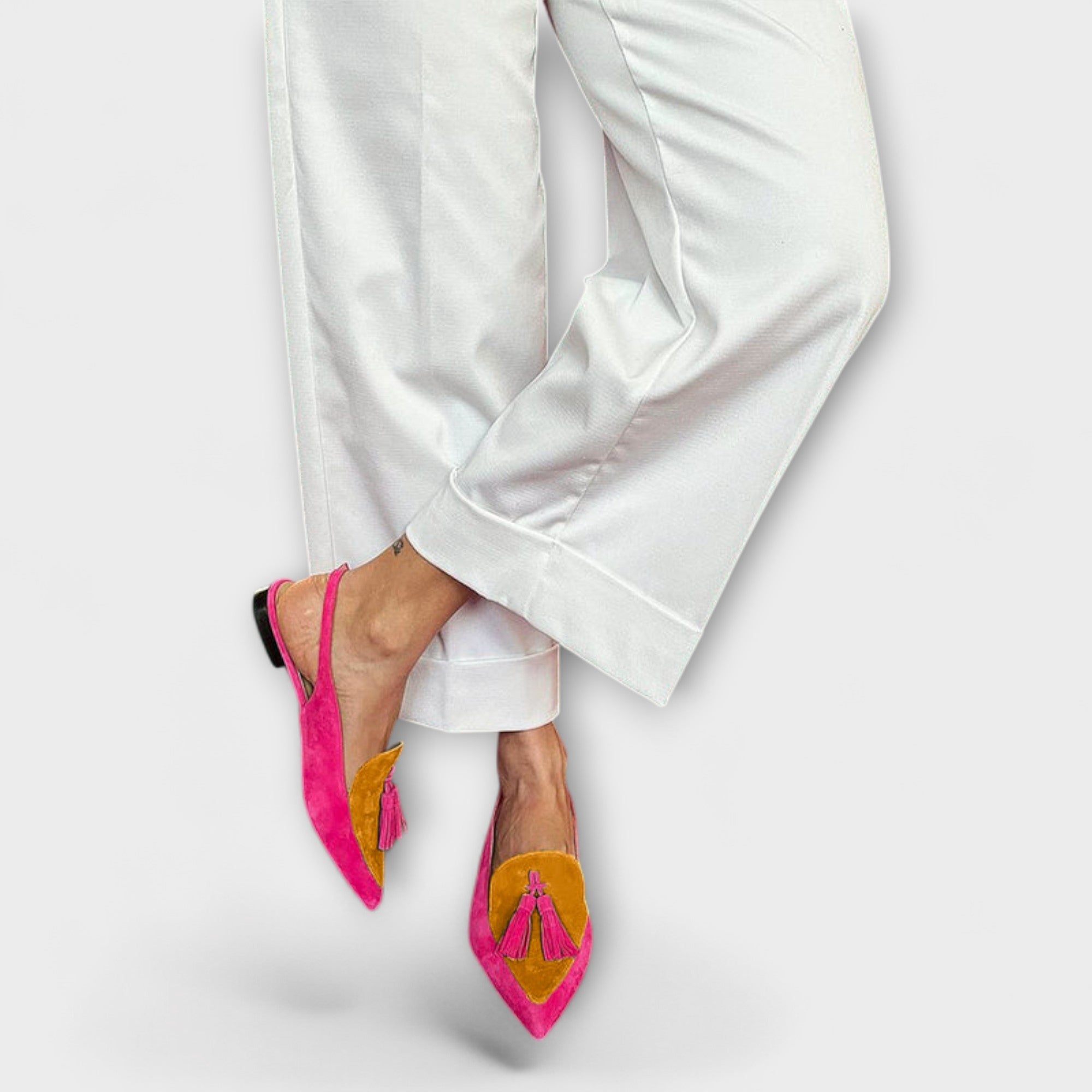 Colour Play with Tassel Design