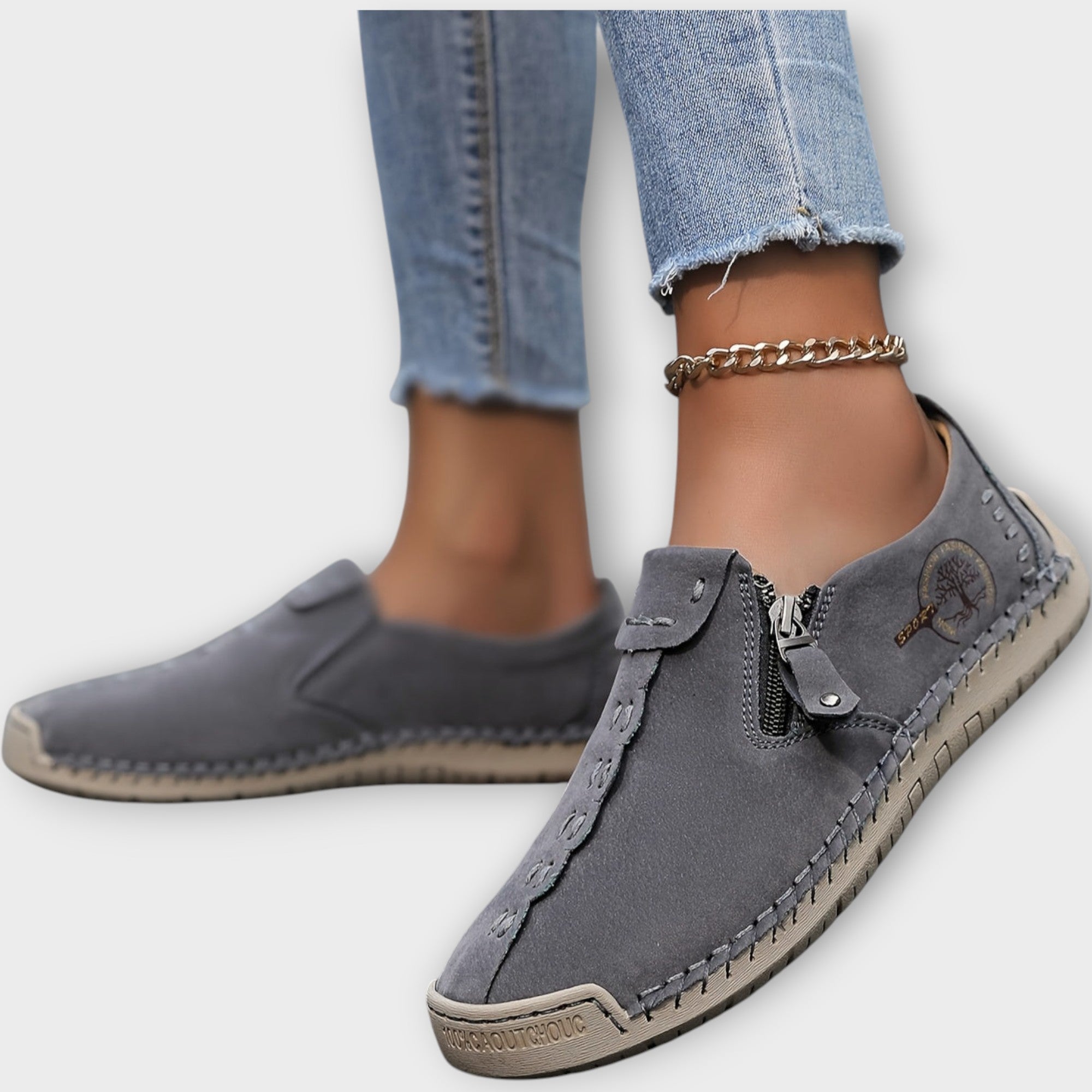 Soft Leather Slip-On Loafers