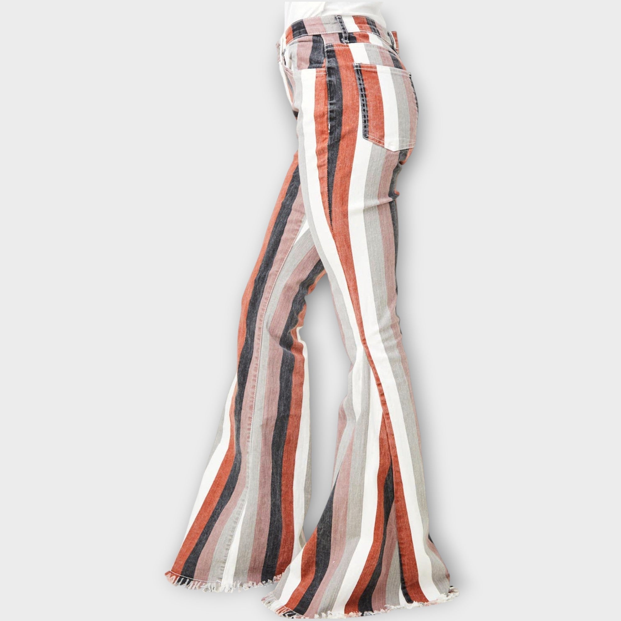 Rust Multi Colour Jeans