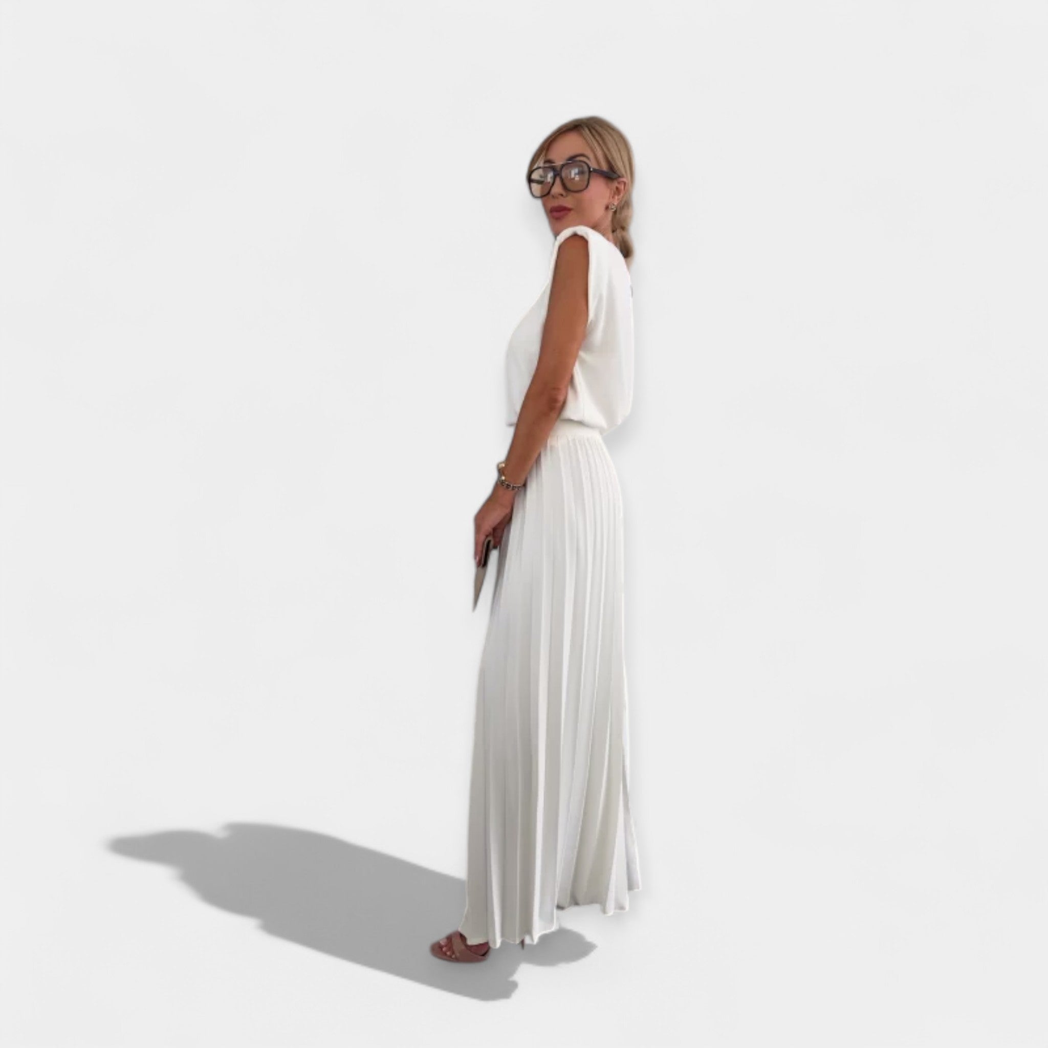 Summer set with top and pants