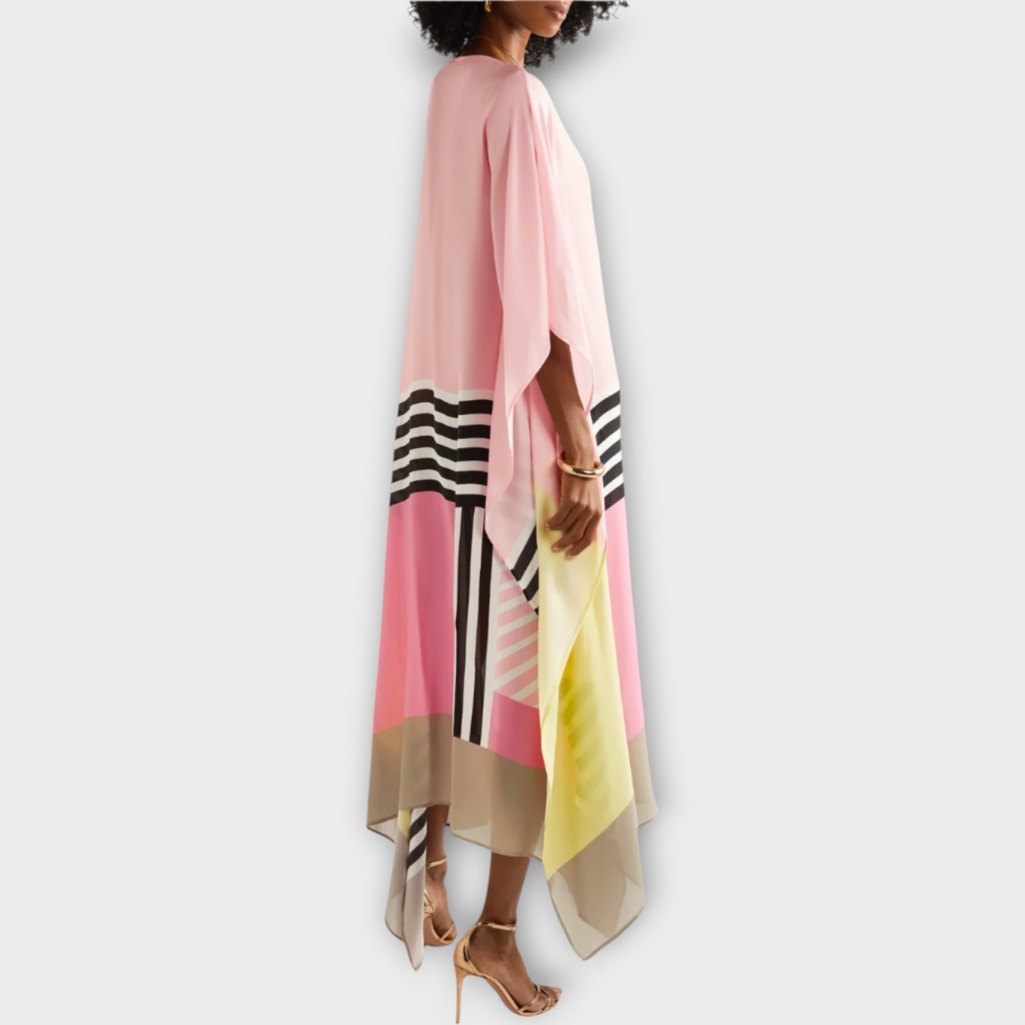 Kaftan with Linear Design