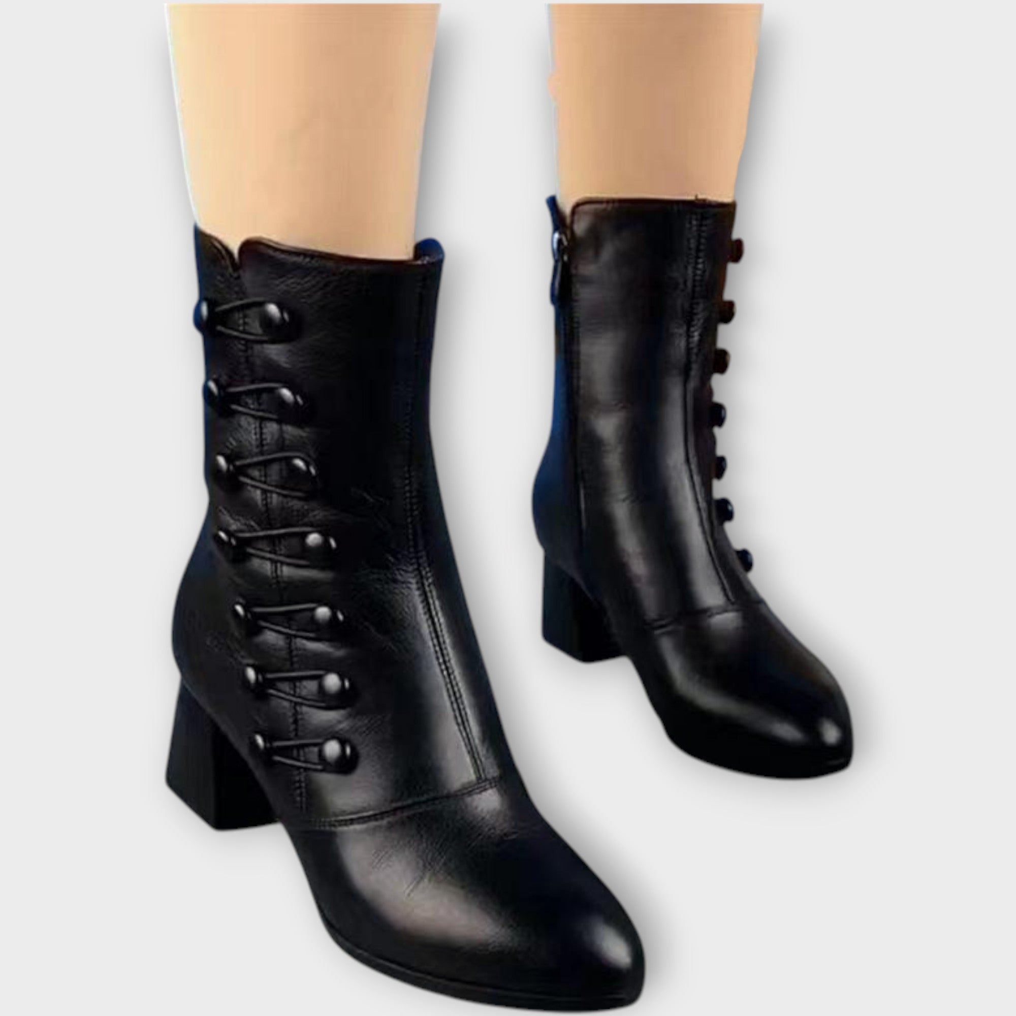 Elegant Mid-Heel Ankle Boots