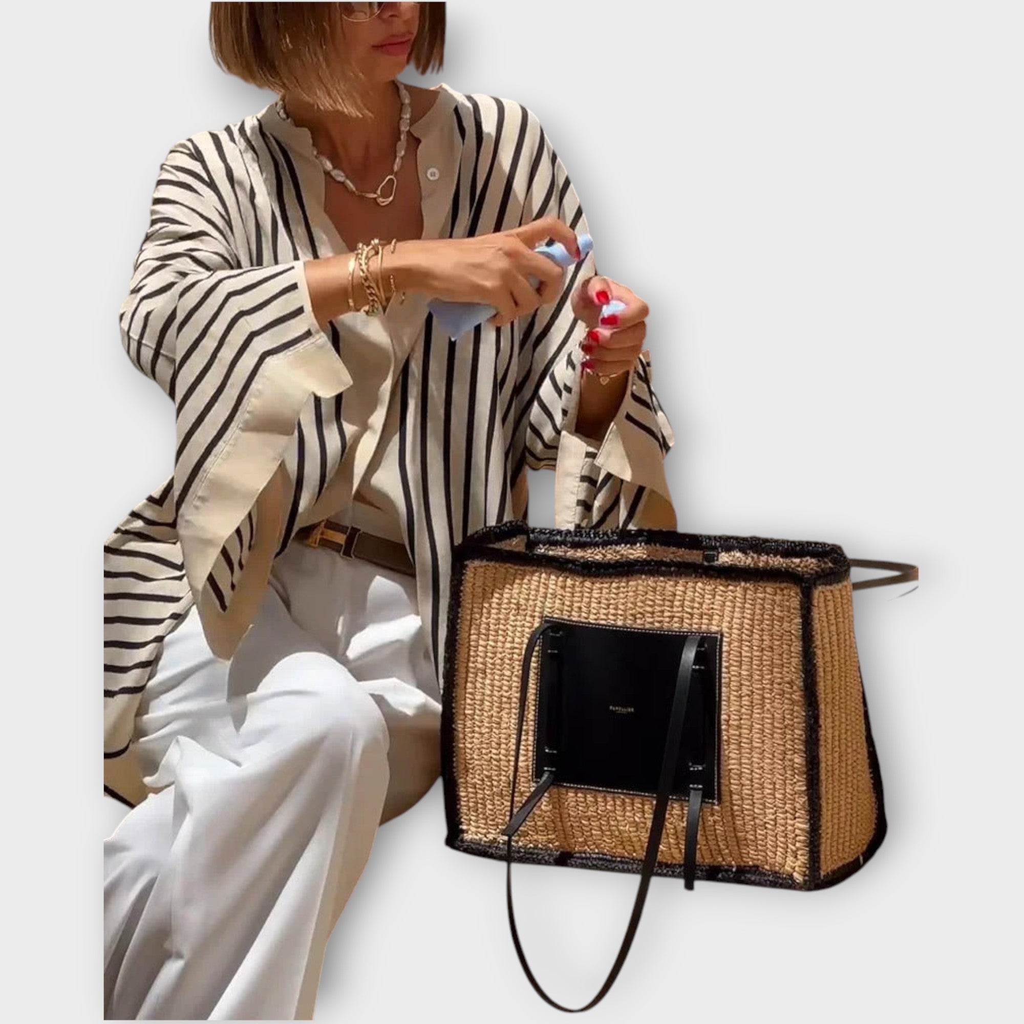 Striped Shirt of Refined Style