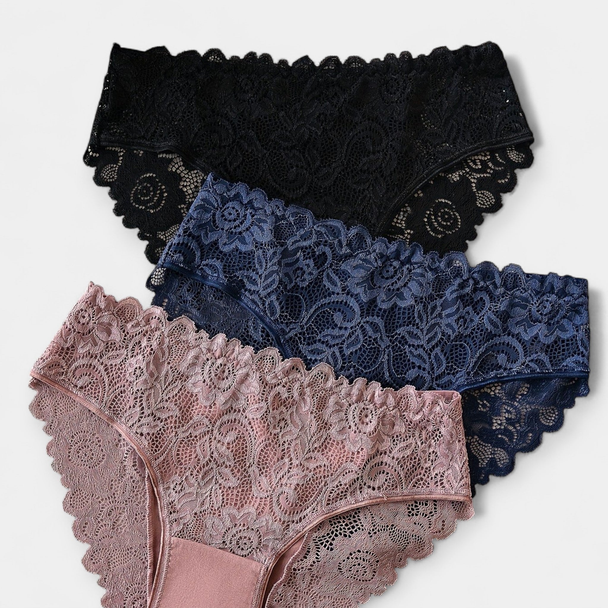 Set of 3 lace panties