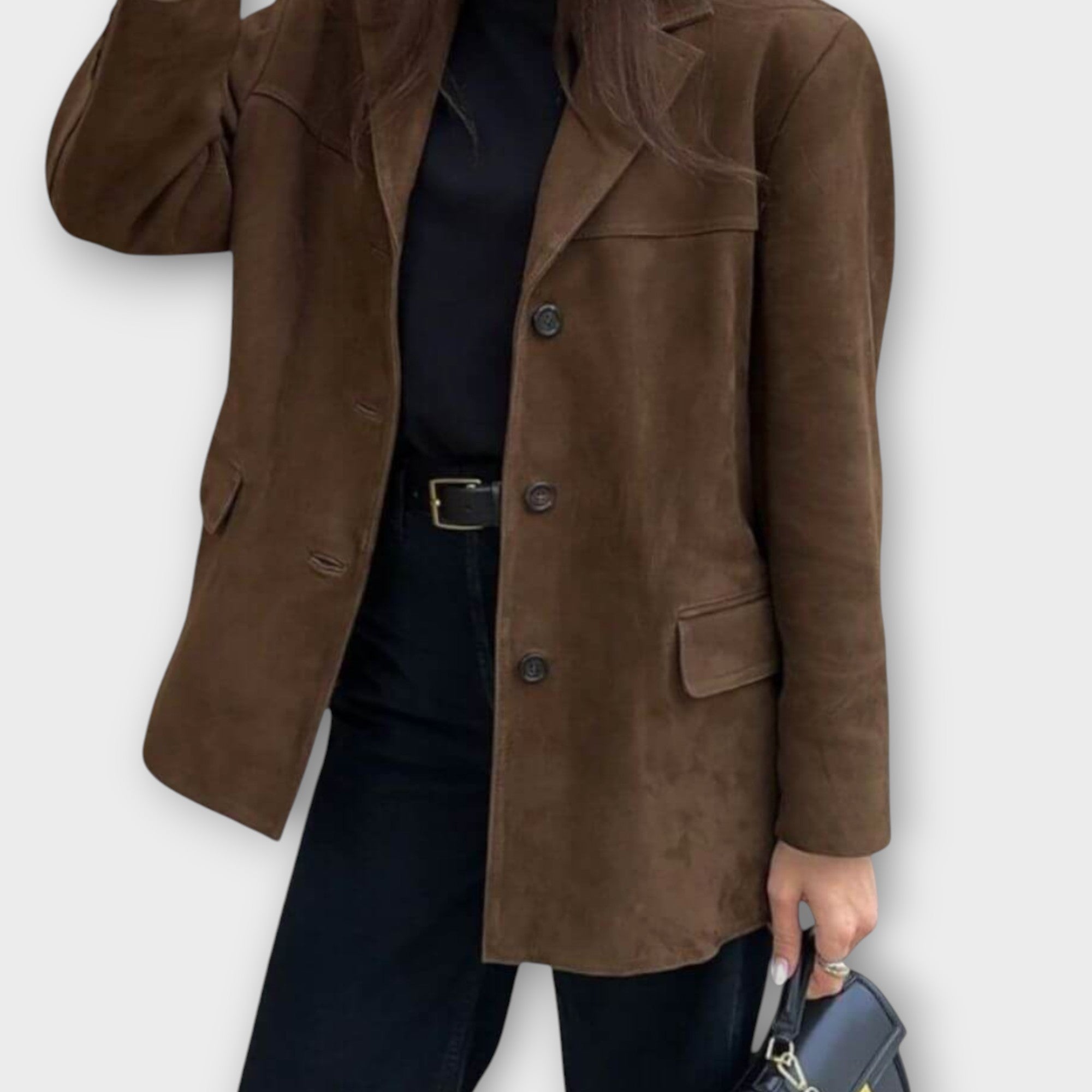 Classic Tailored Buttoned Blazer