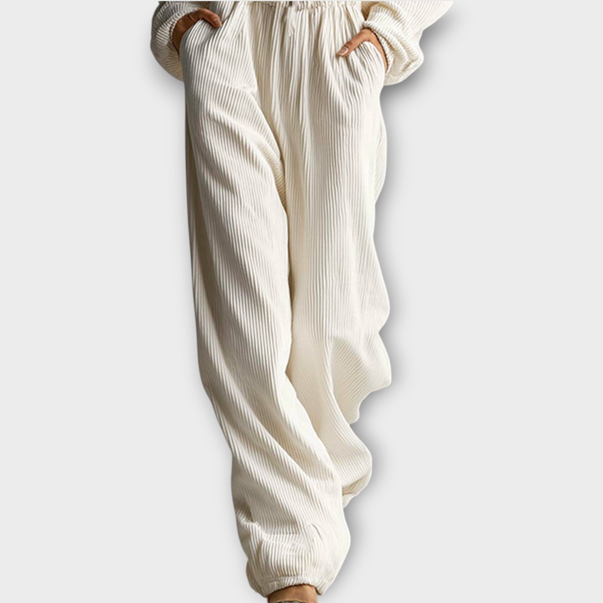 Effortless Pleated Wide-Leg Jumpsuit