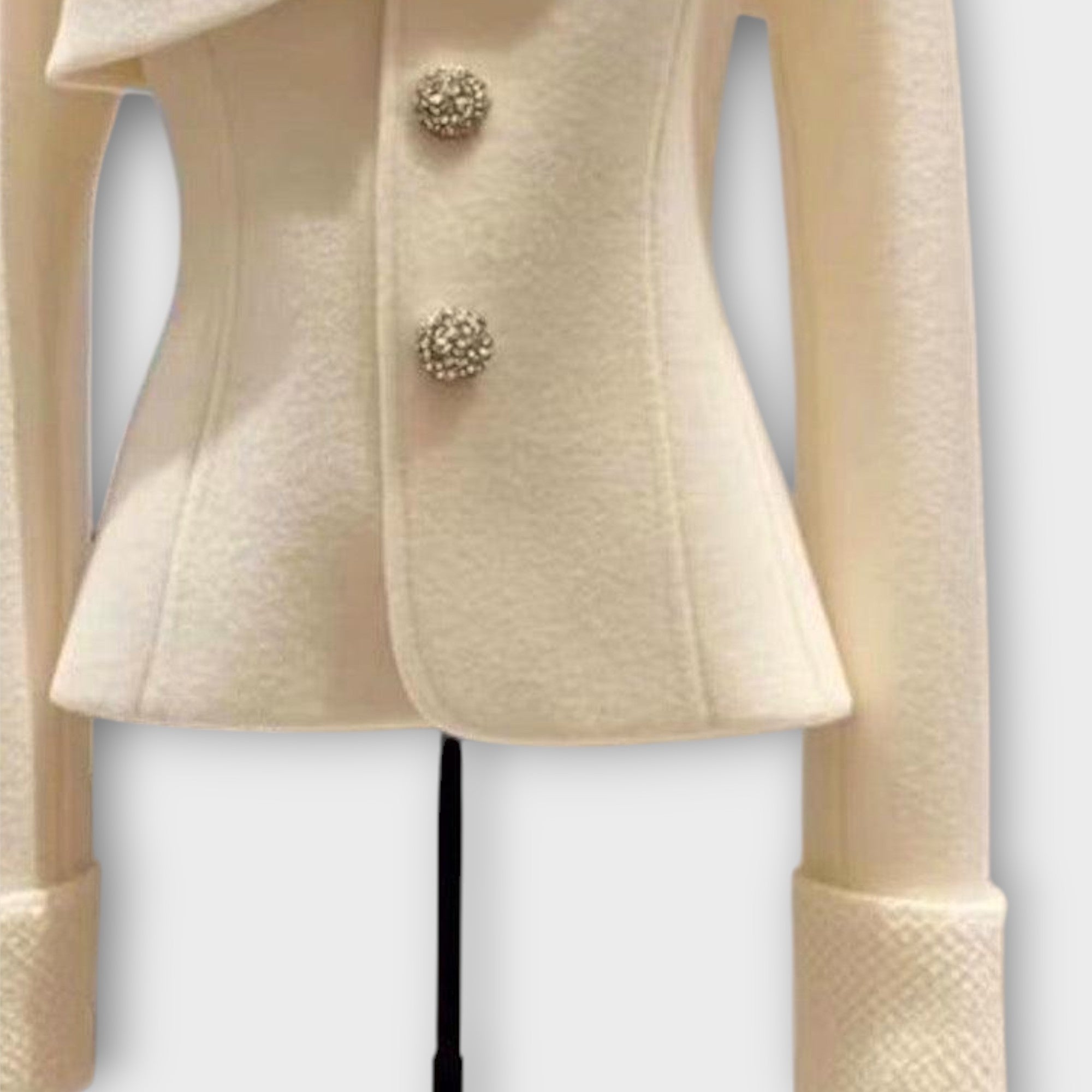 Asymmetric Buttoned Blazer