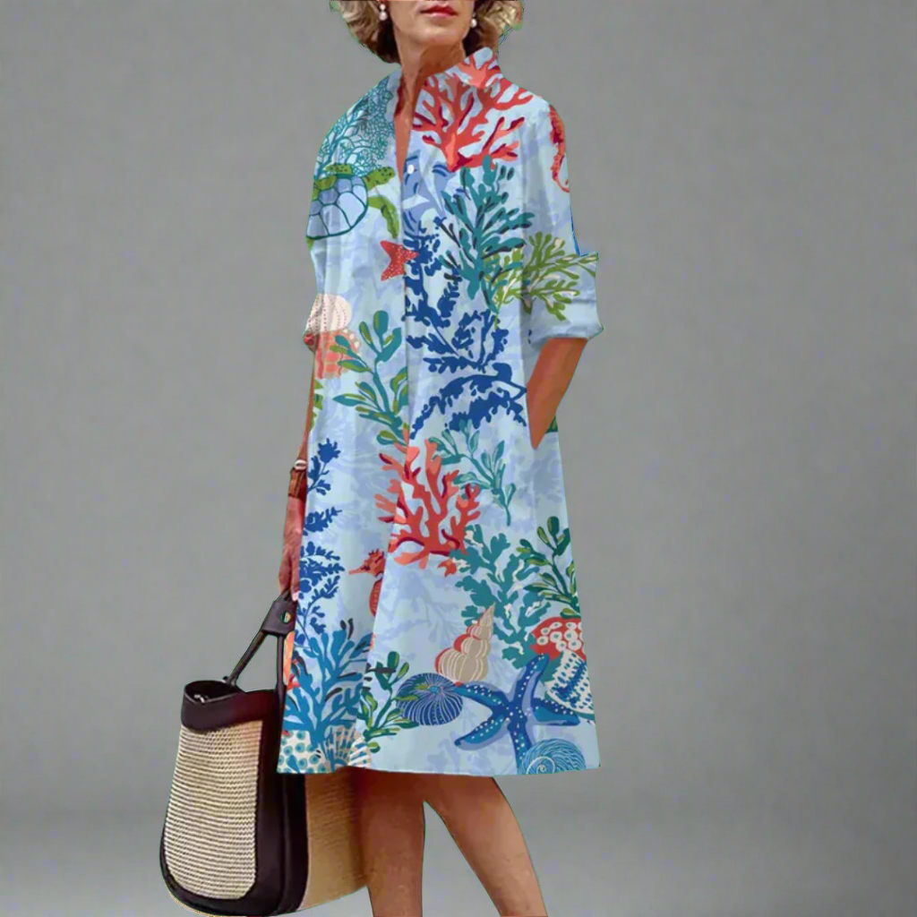 Handmade Midi Dress with Polka Dots