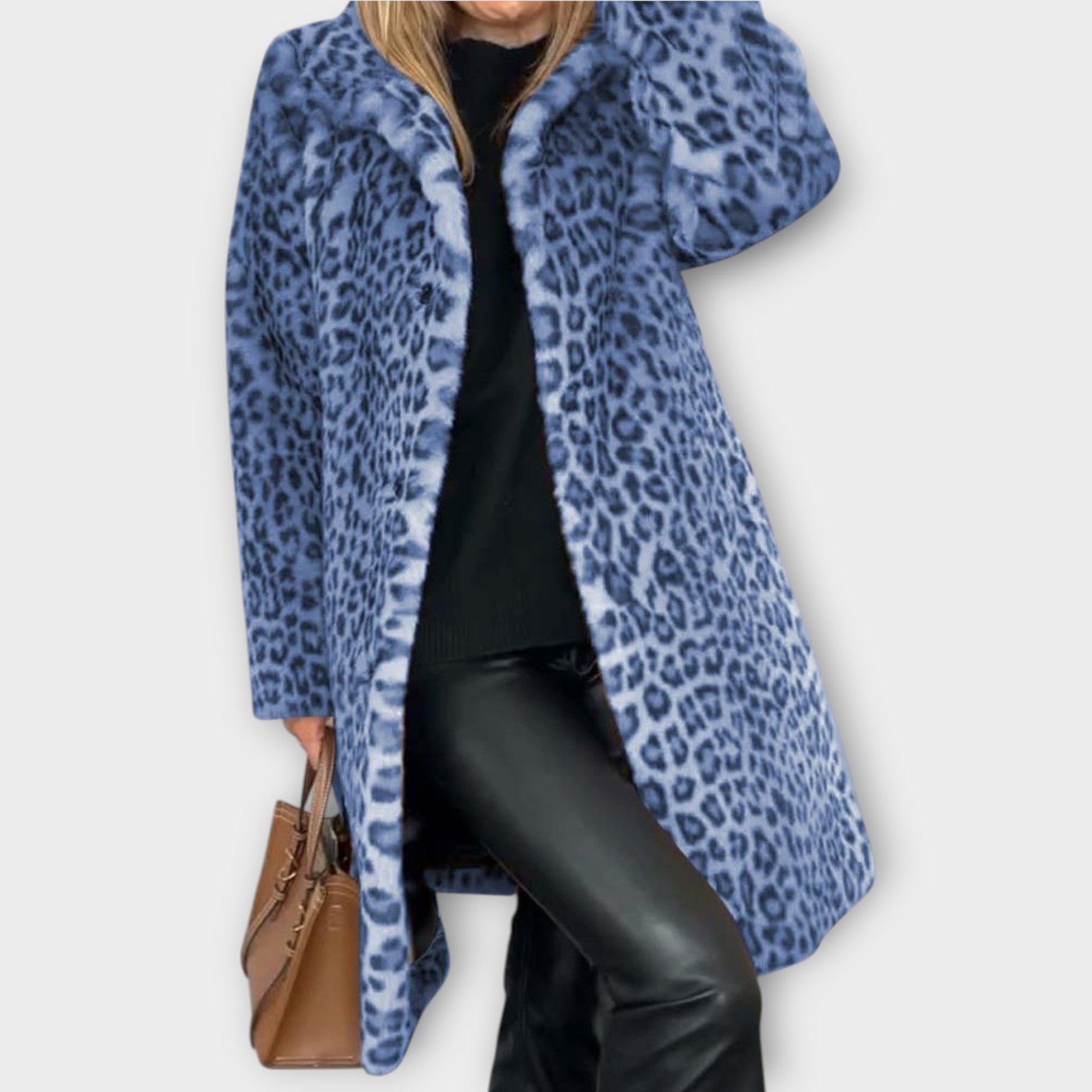 Luxe Faux Fur Leopard Coat