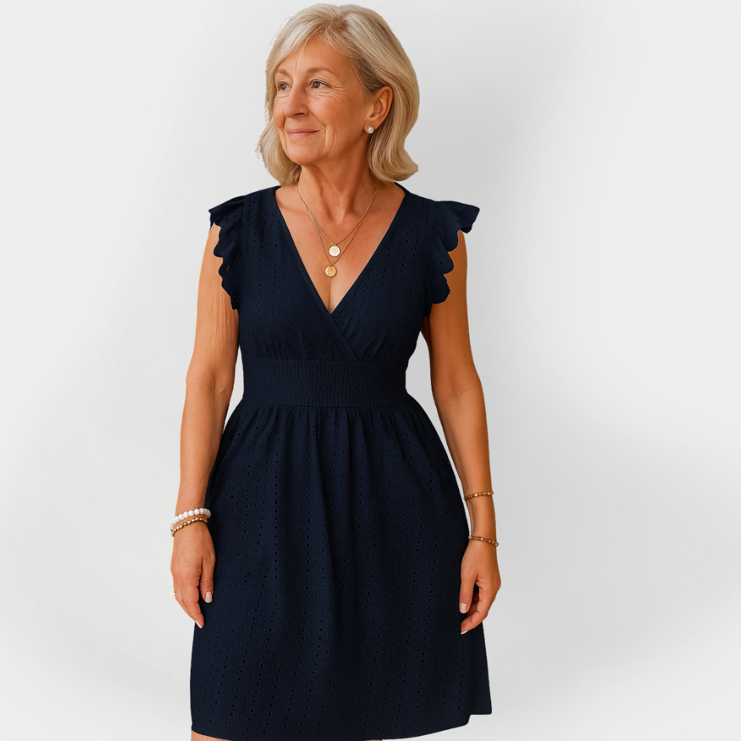 Impressive Dress with Puff Waist