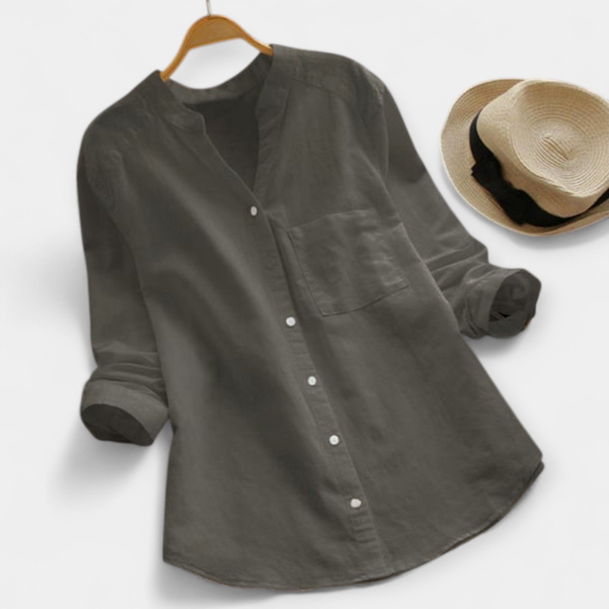 Comfortable Linen and Cotton Shirt